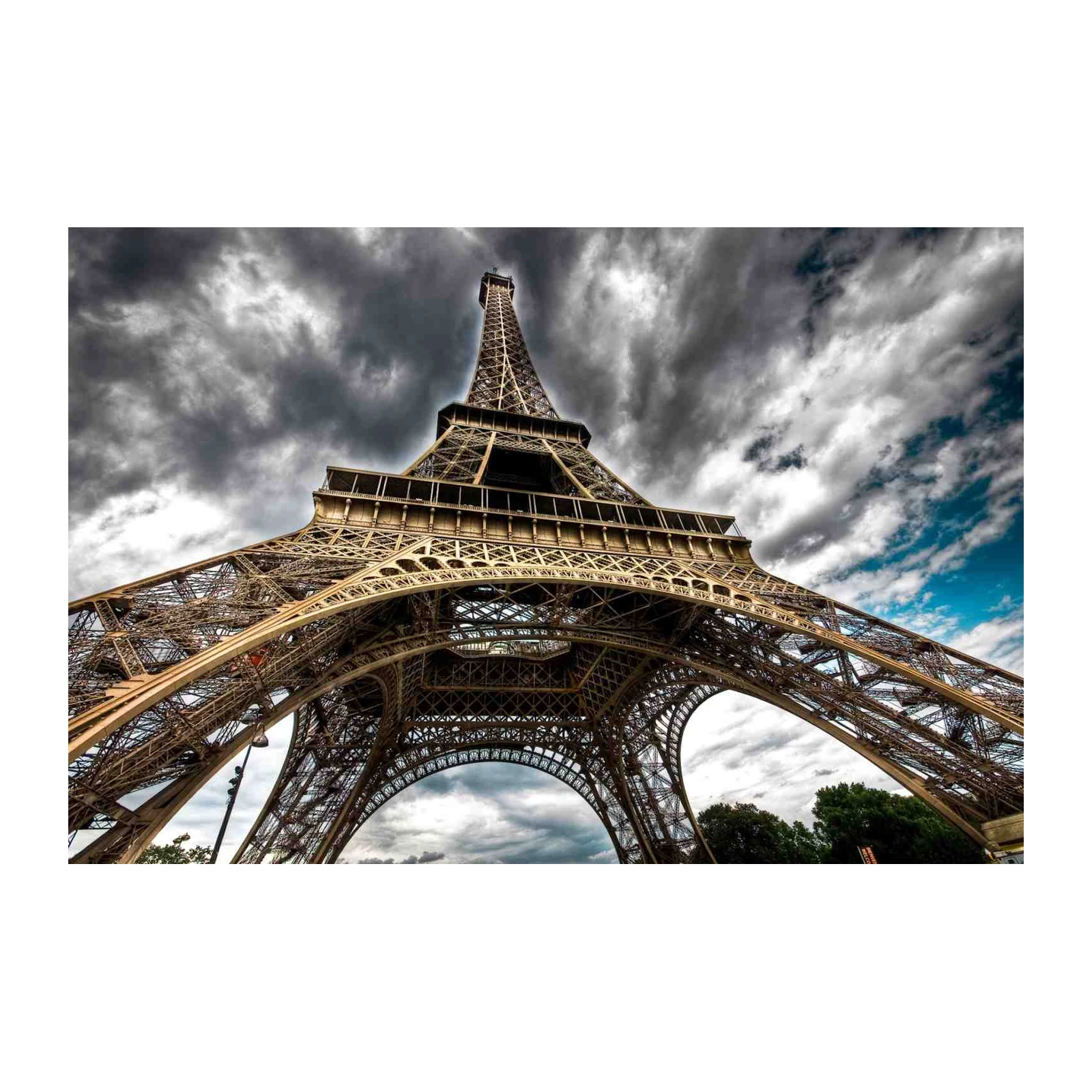 Dramatic Eiffel Tower Paris Wall Art