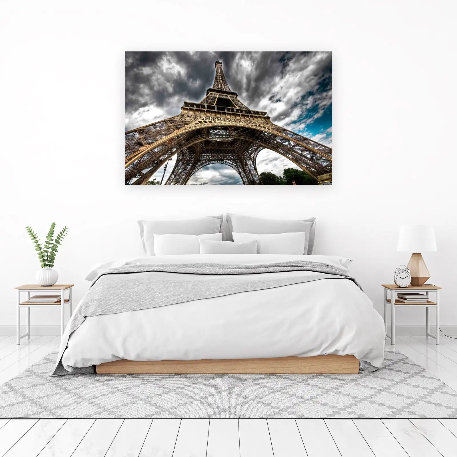Dramatic Eiffel Tower Paris Wall Art