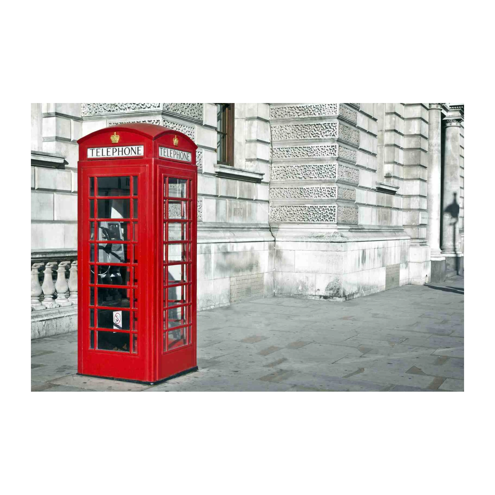 Iconic London Red Phone Booth Wall Art
