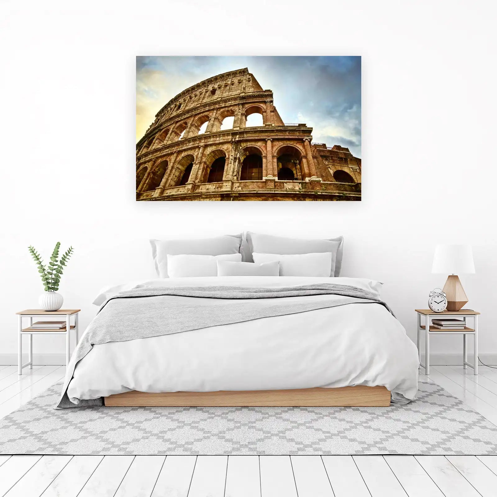 Iconic Colosseum Rome Landmark Wall Art