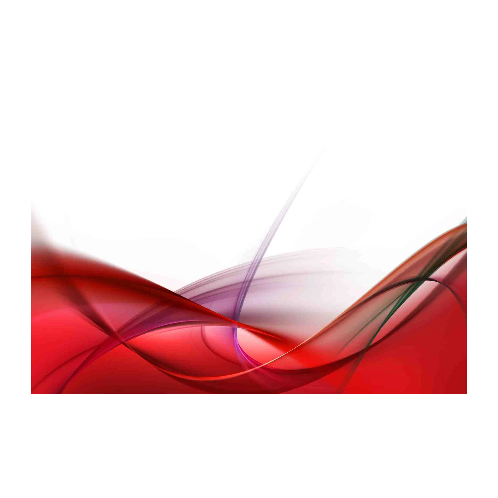 Crimson Flow Abstract Art Wall Art