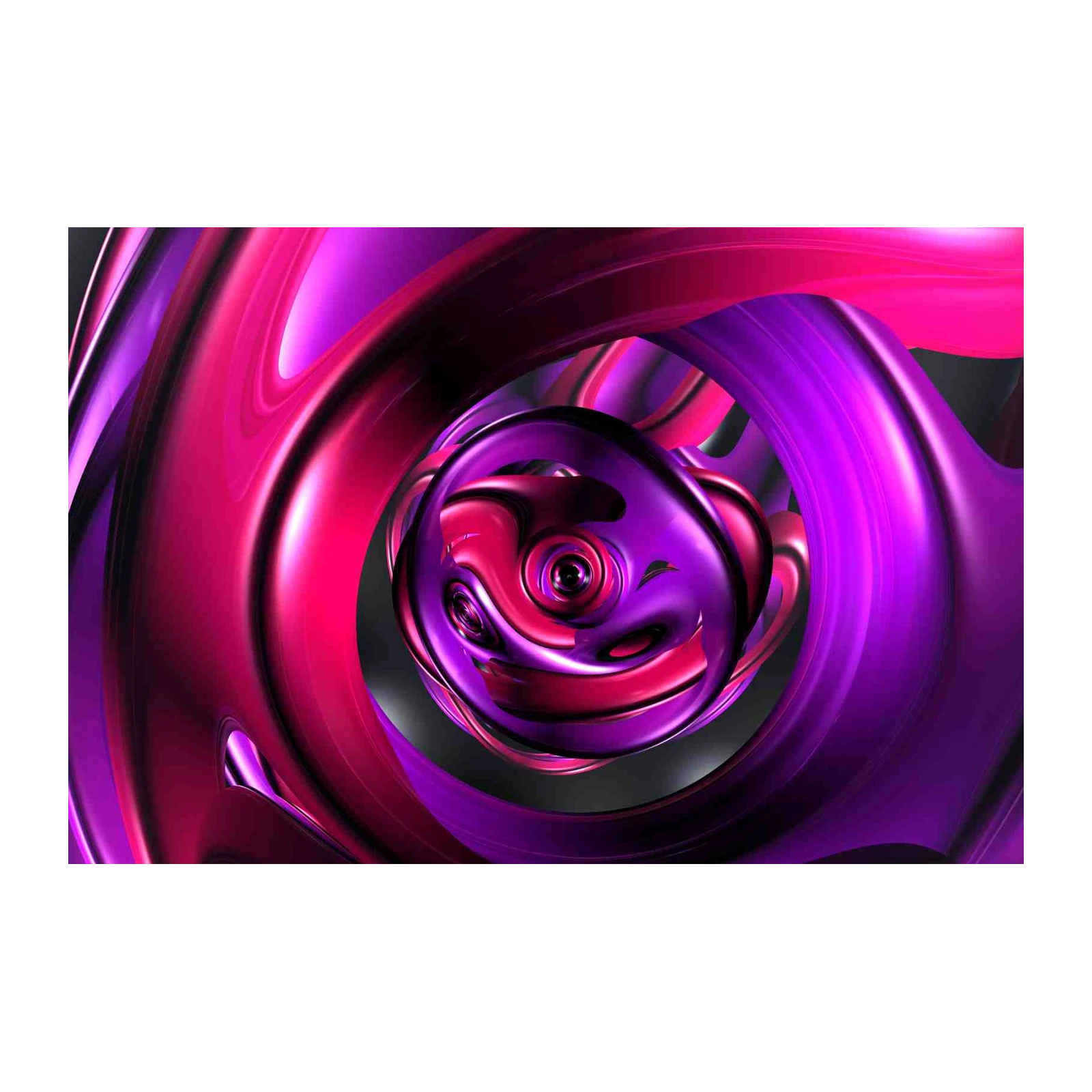 Vibrant Abstract Swirls Wall Art