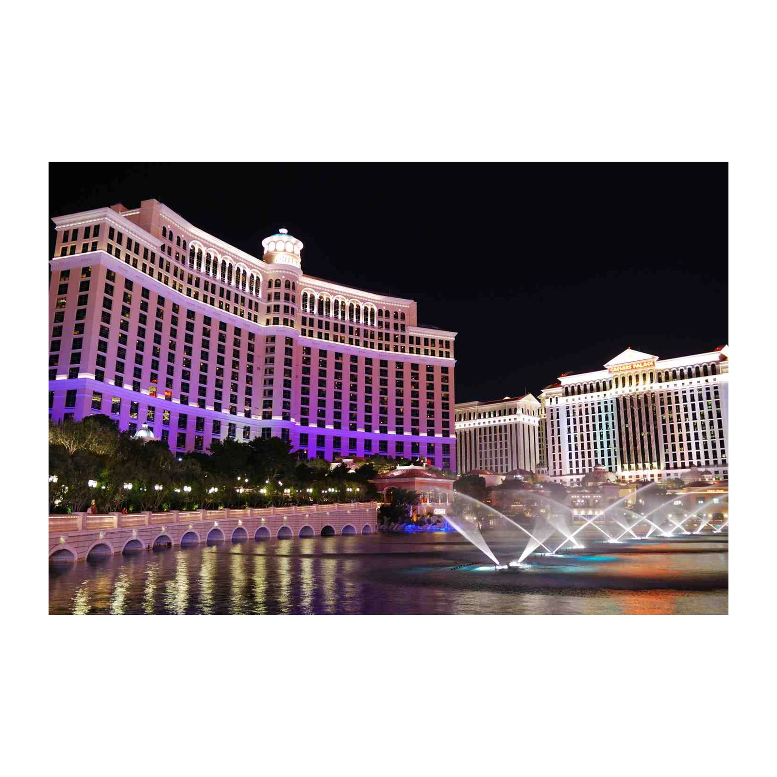 Las Vegas Bellagio & Caesars Palace Wall Art