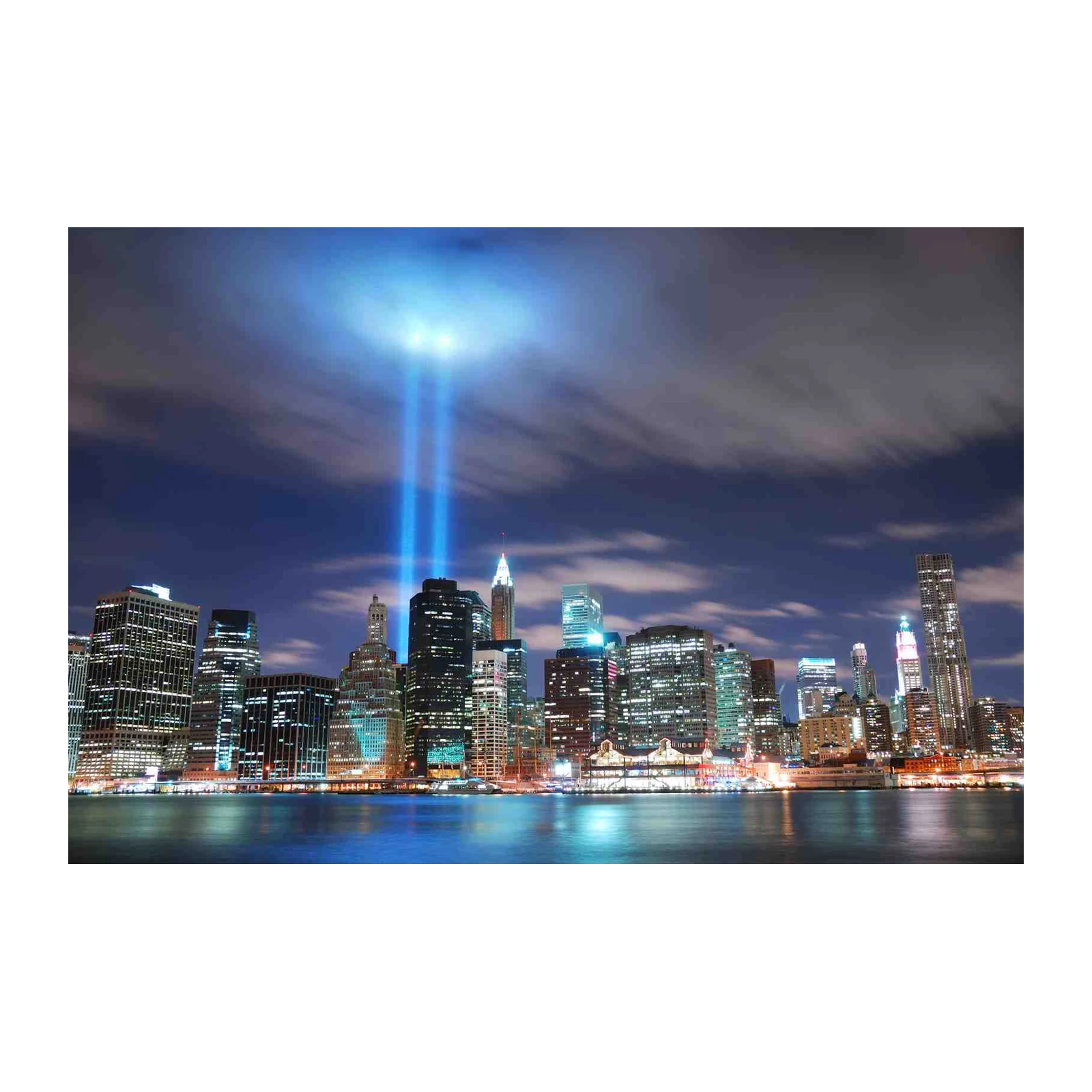 NYC Tribute in Light Wall Art