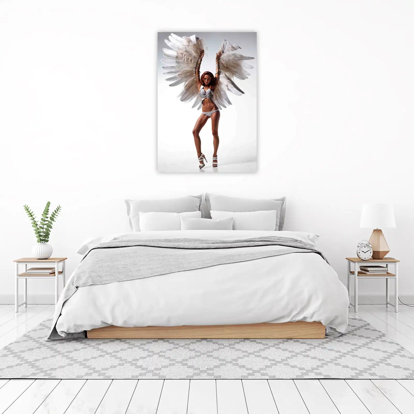 Angelic Muse Feathered Wings Wall Art