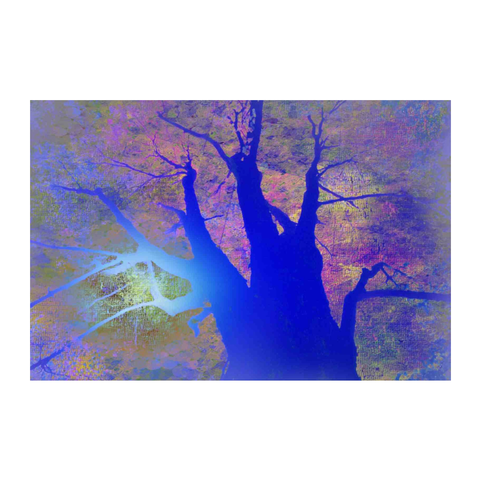 Vibrant Abstract Tree Wall Art