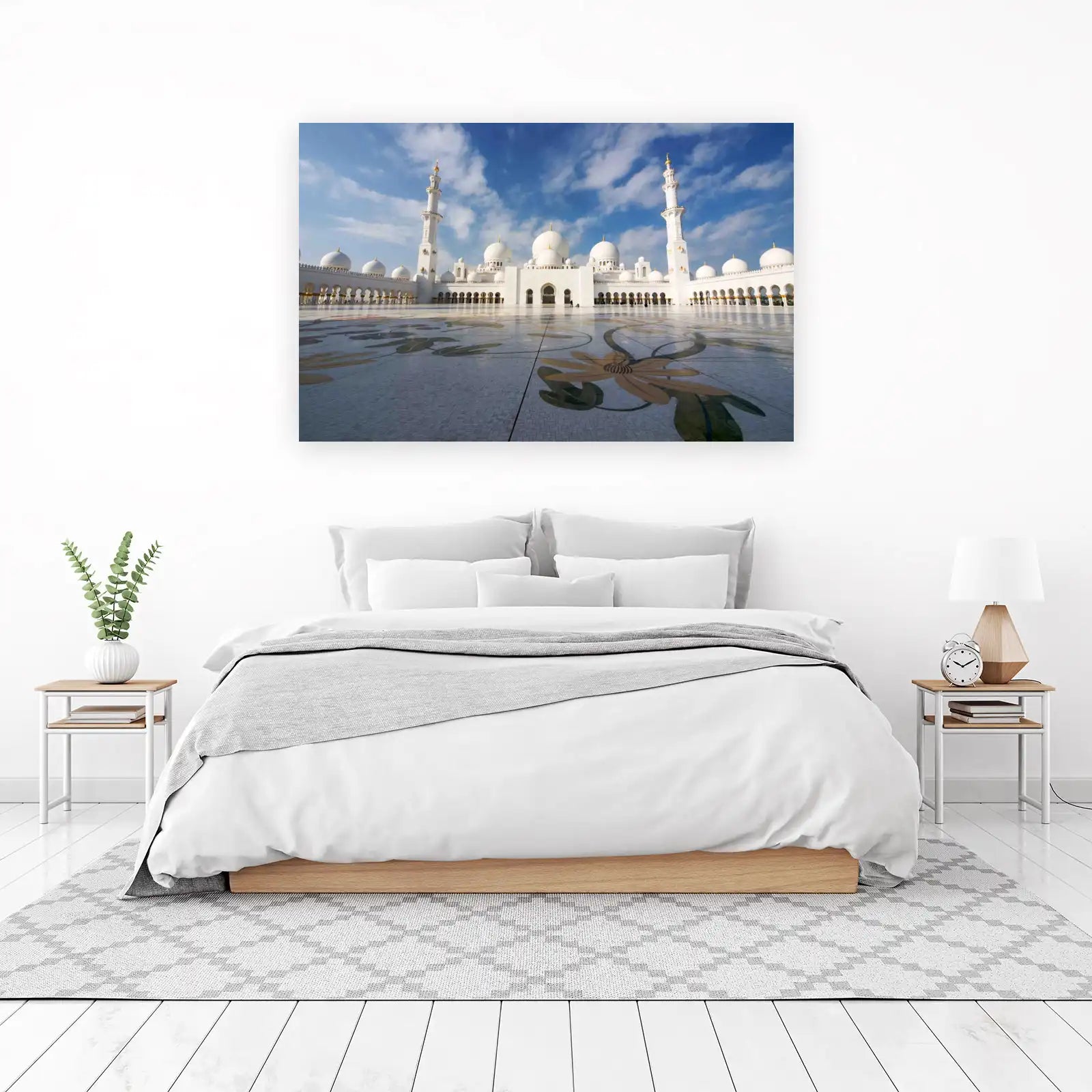 Grand Mosque Dubai Landscape Wall Art