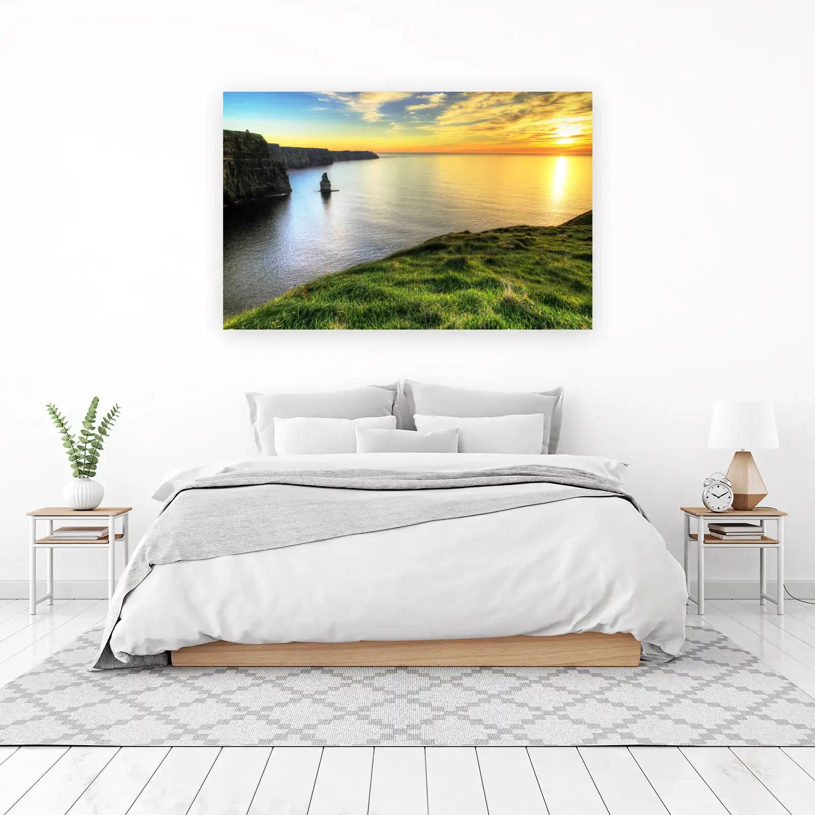 Cliffs of Moher Sunset Landscape Wall Art