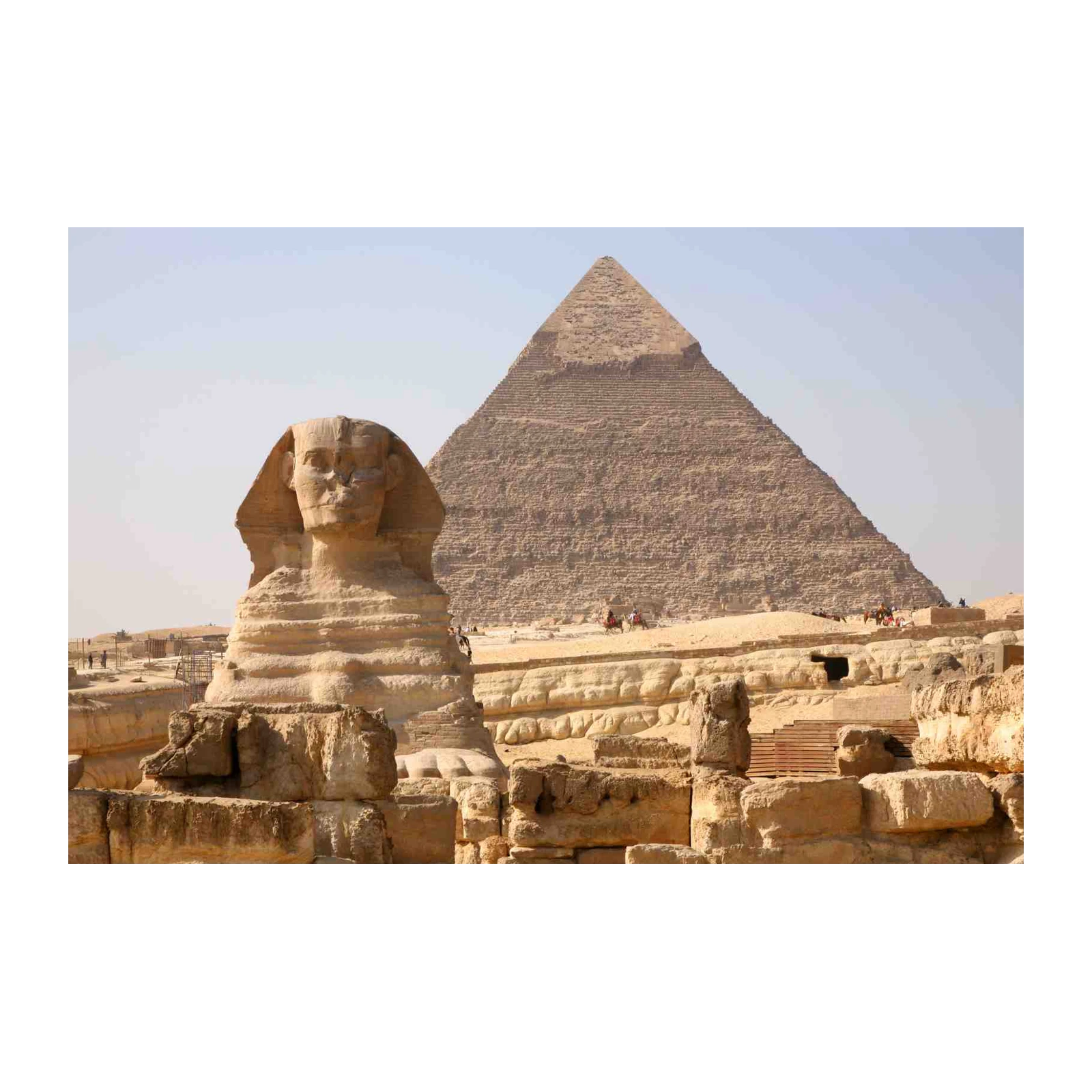 Majestic Sphinx & Pyramid Wall Art