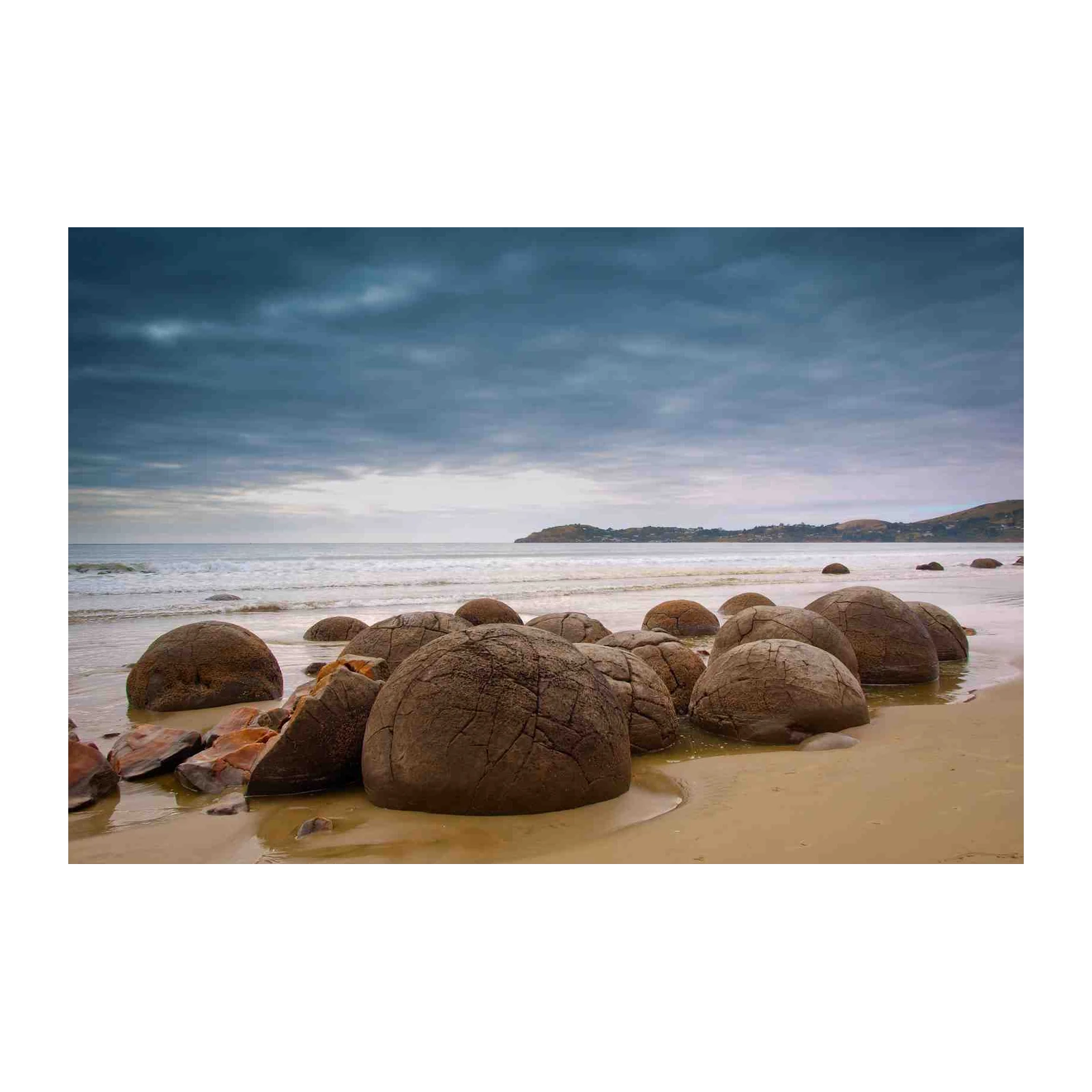 Mystic Moeraki Boulders Beach Wall Art
