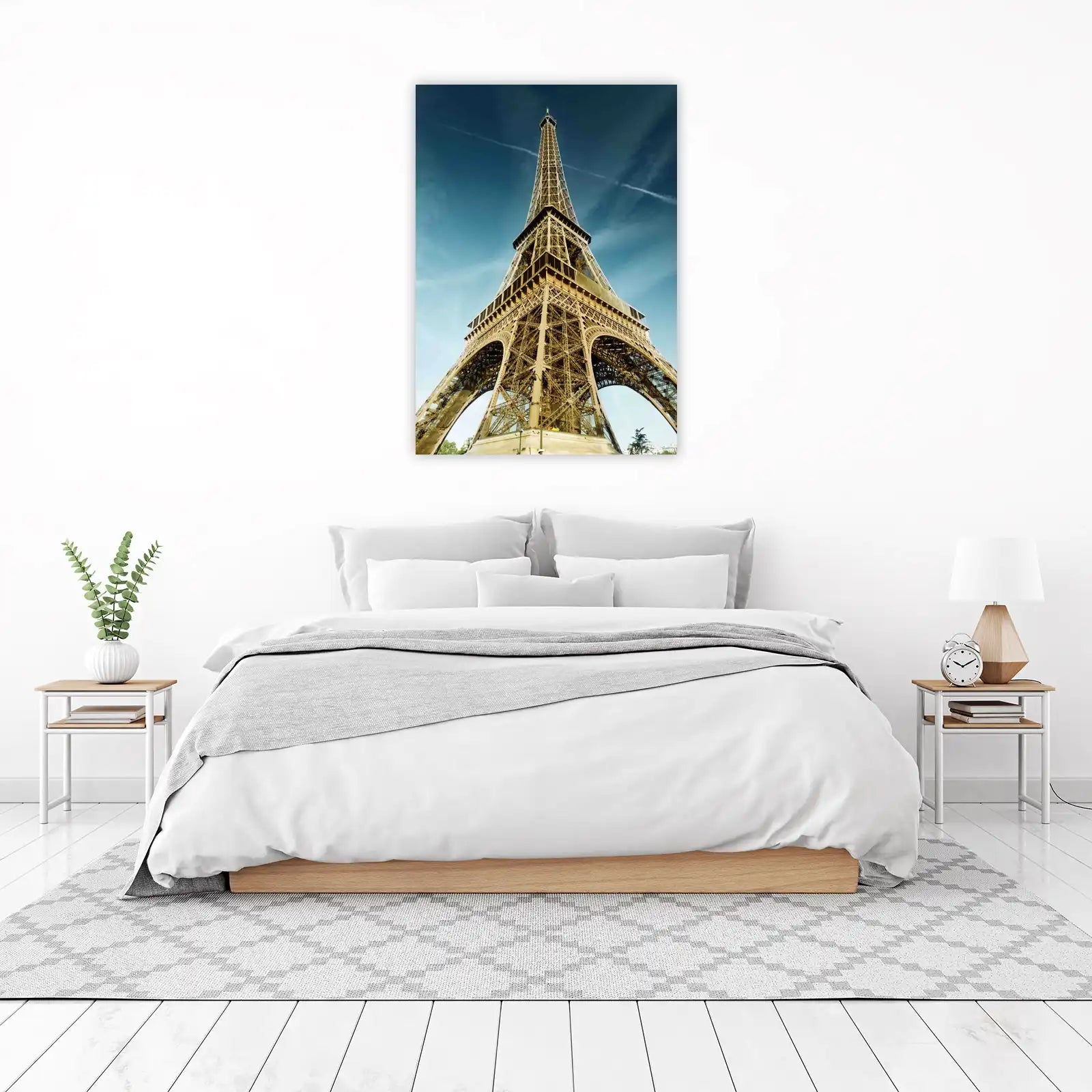 Eiffel Tower Paris Sky Wall Art