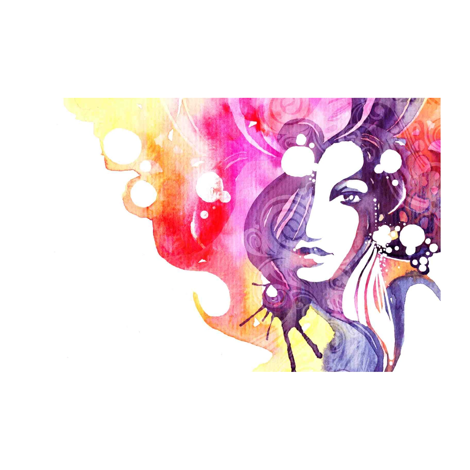 Bohemian Soul Abstract Woman Wall Art