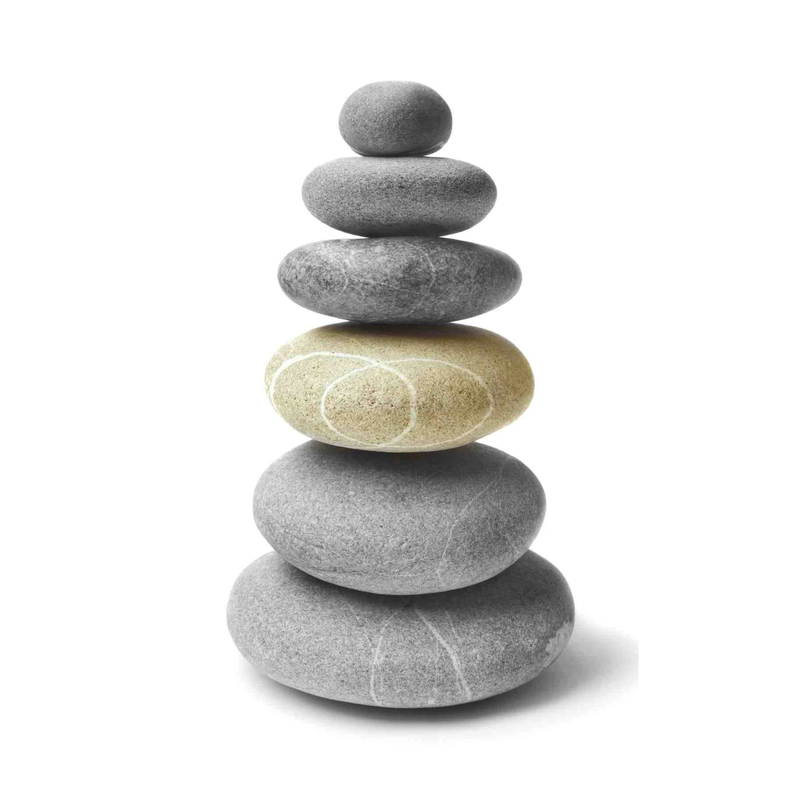 Serene Balance Stone Stack Wall Art