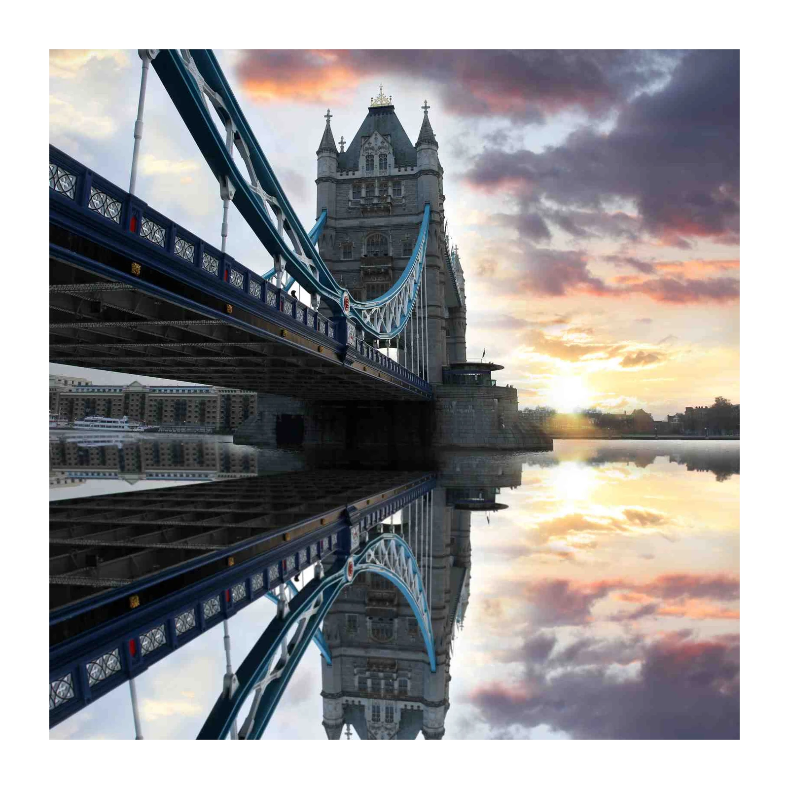 London Tower Bridge Sunset Wall Art