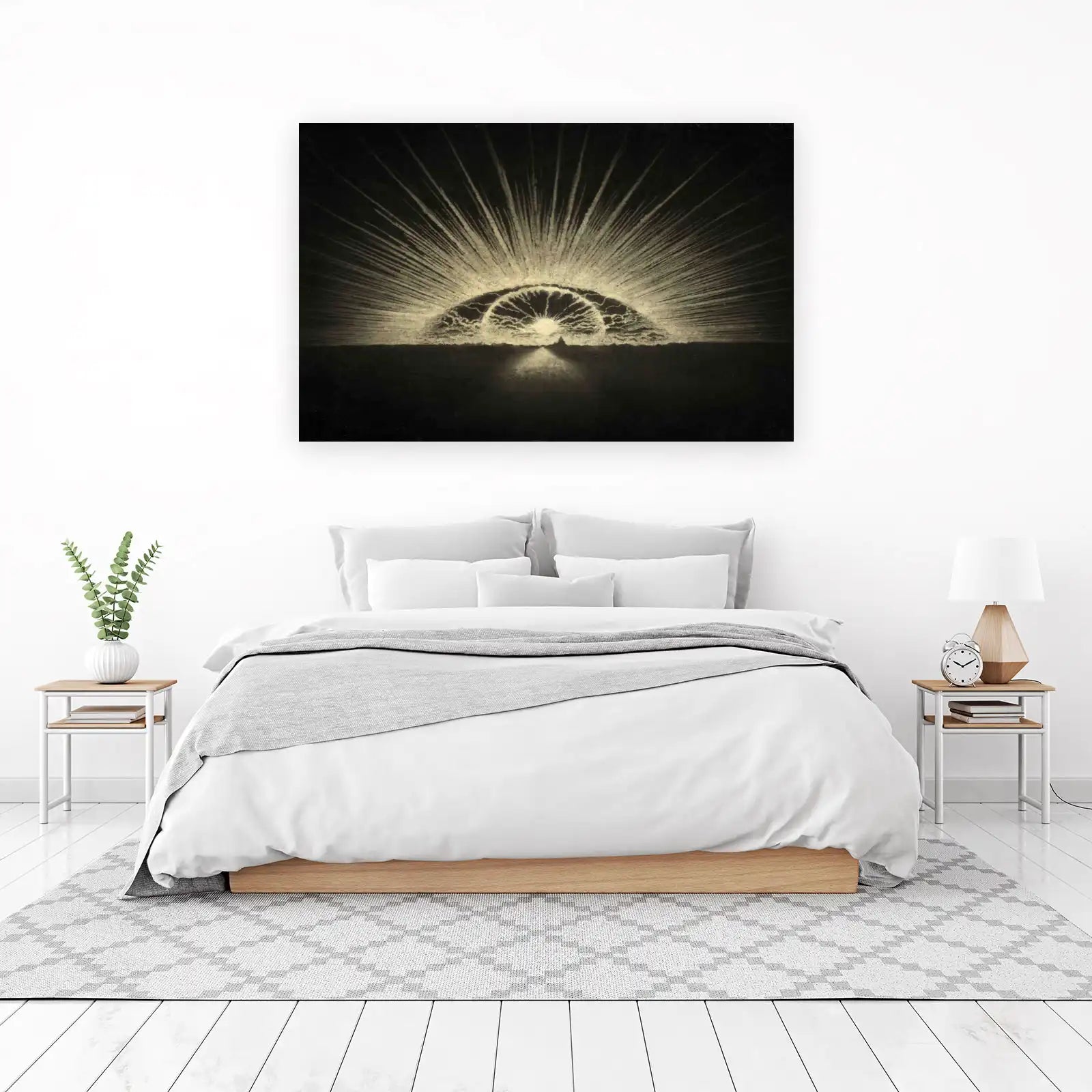 Abstract Sunburst Wall Art