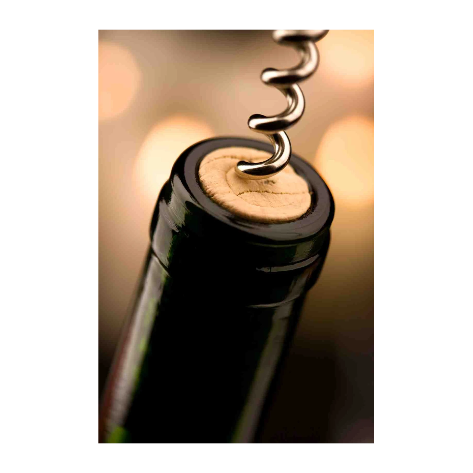Elegant Wine Opening Wall Art