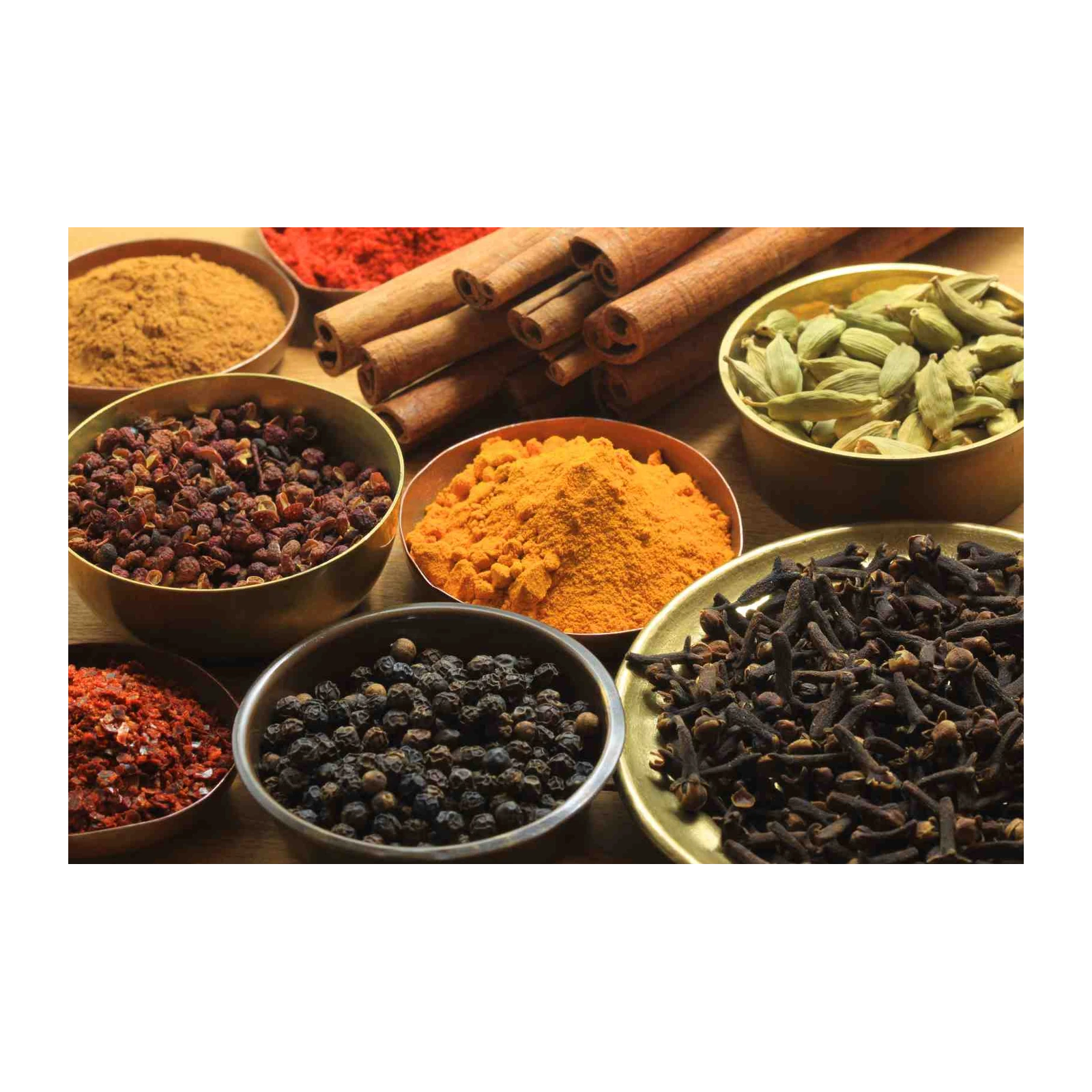 Vibrant Spice Assortment Wall Art