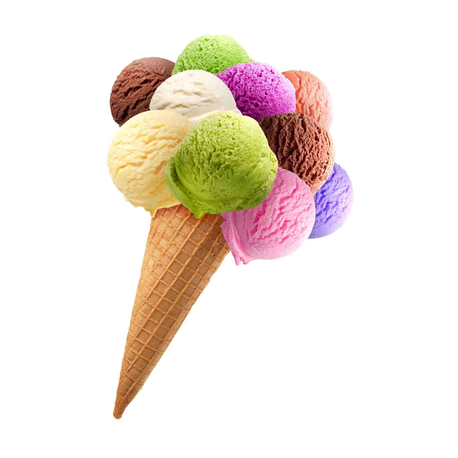 Vibrant Ice Cream Cone Wall Art
