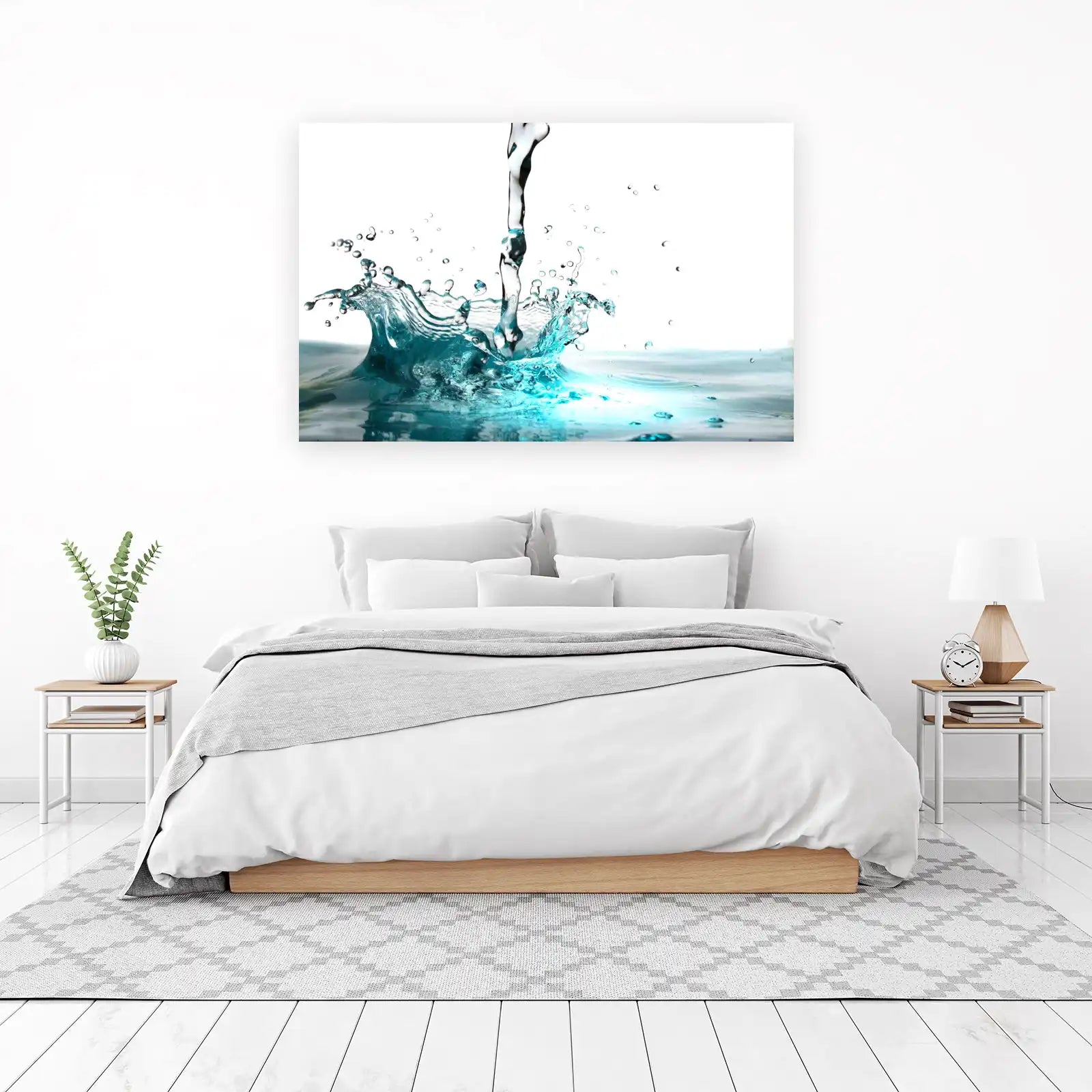 Dynamic Water Splash Wall Art for Serene Spaces