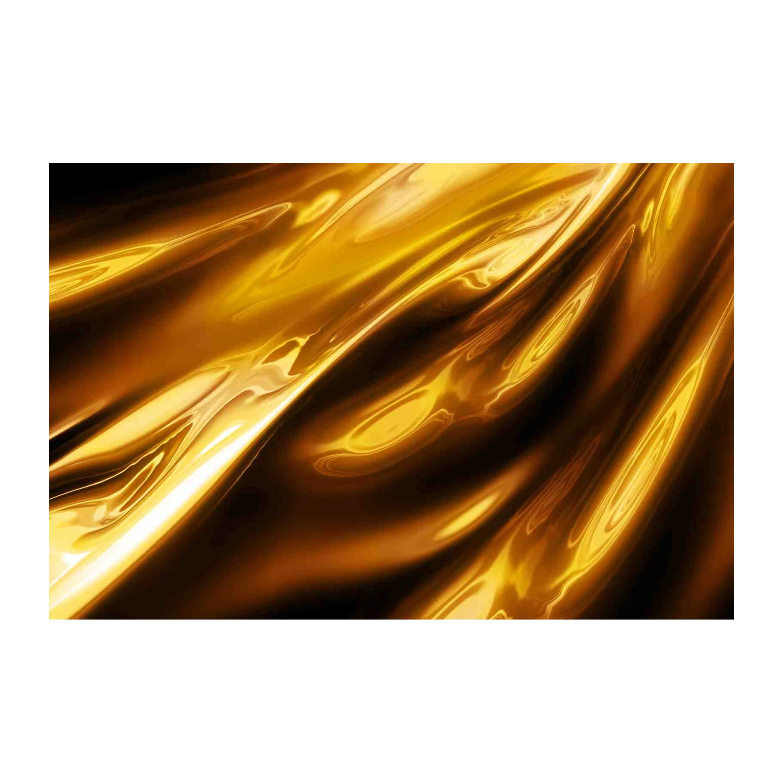 Liquid Gold Flow Abstract Modern Art Wall Art