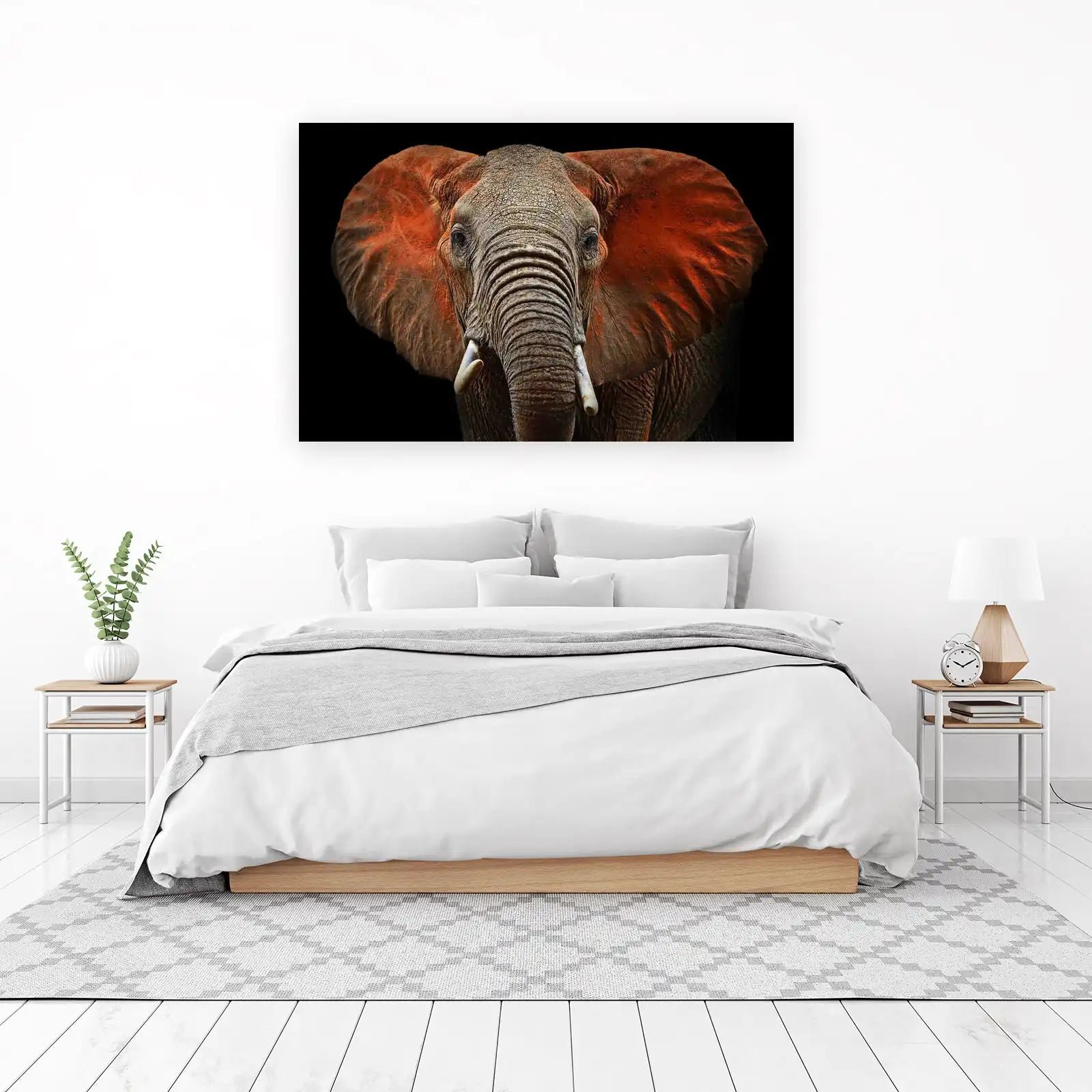 Majestic Elephant Portrait Wall Art
