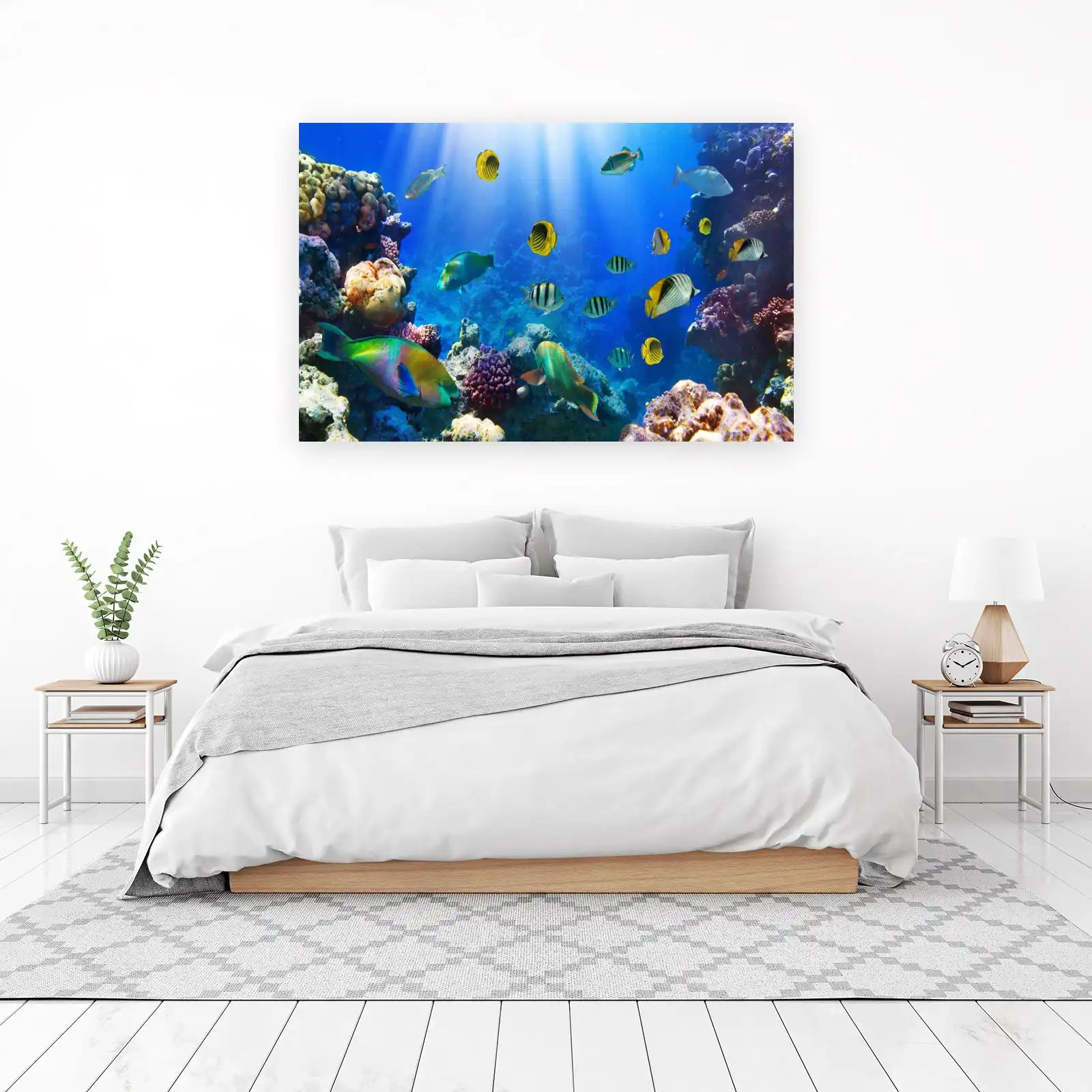 Vibrant Coral Reef Fish Wall Art