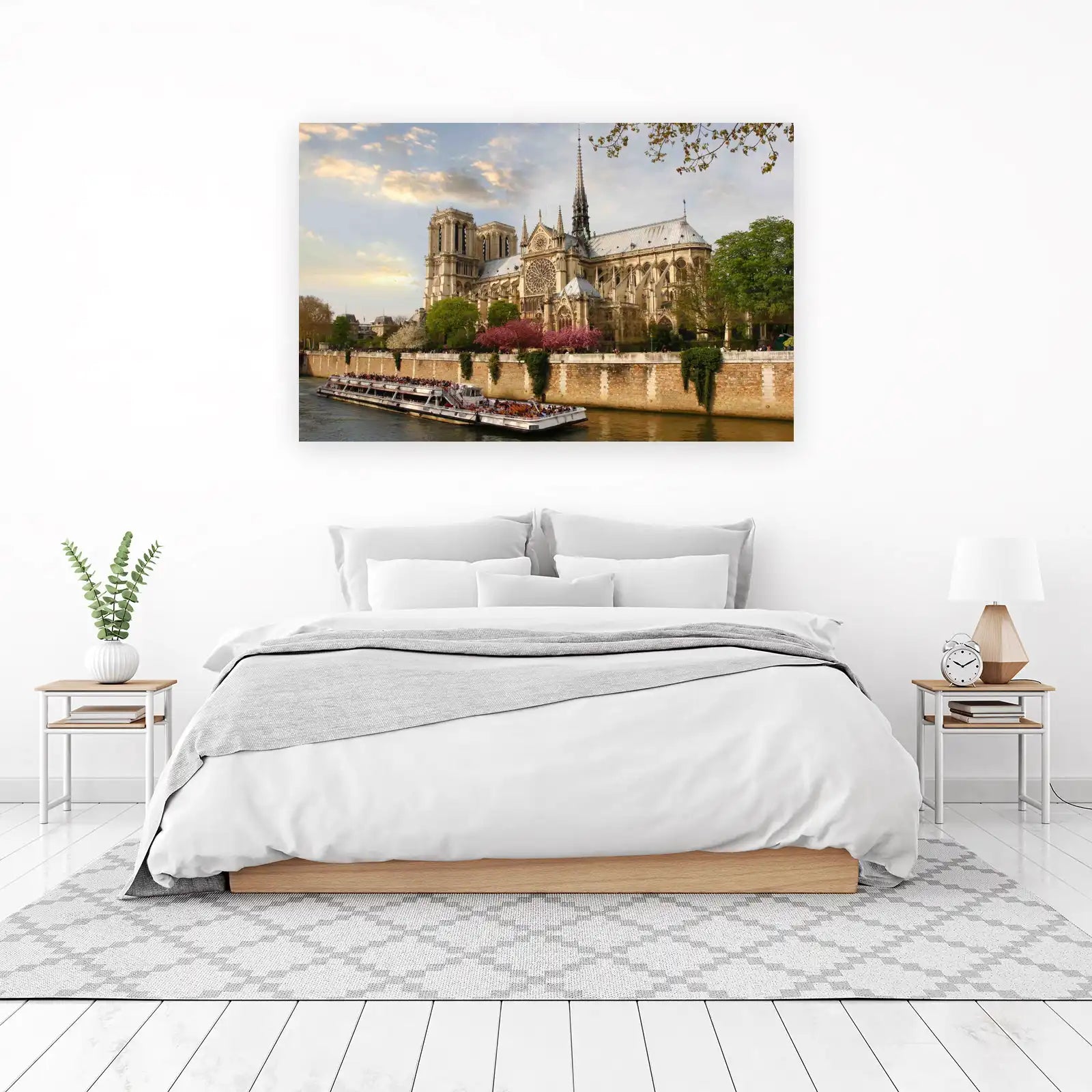 Parisian Seine River Notre Dame Wall Art