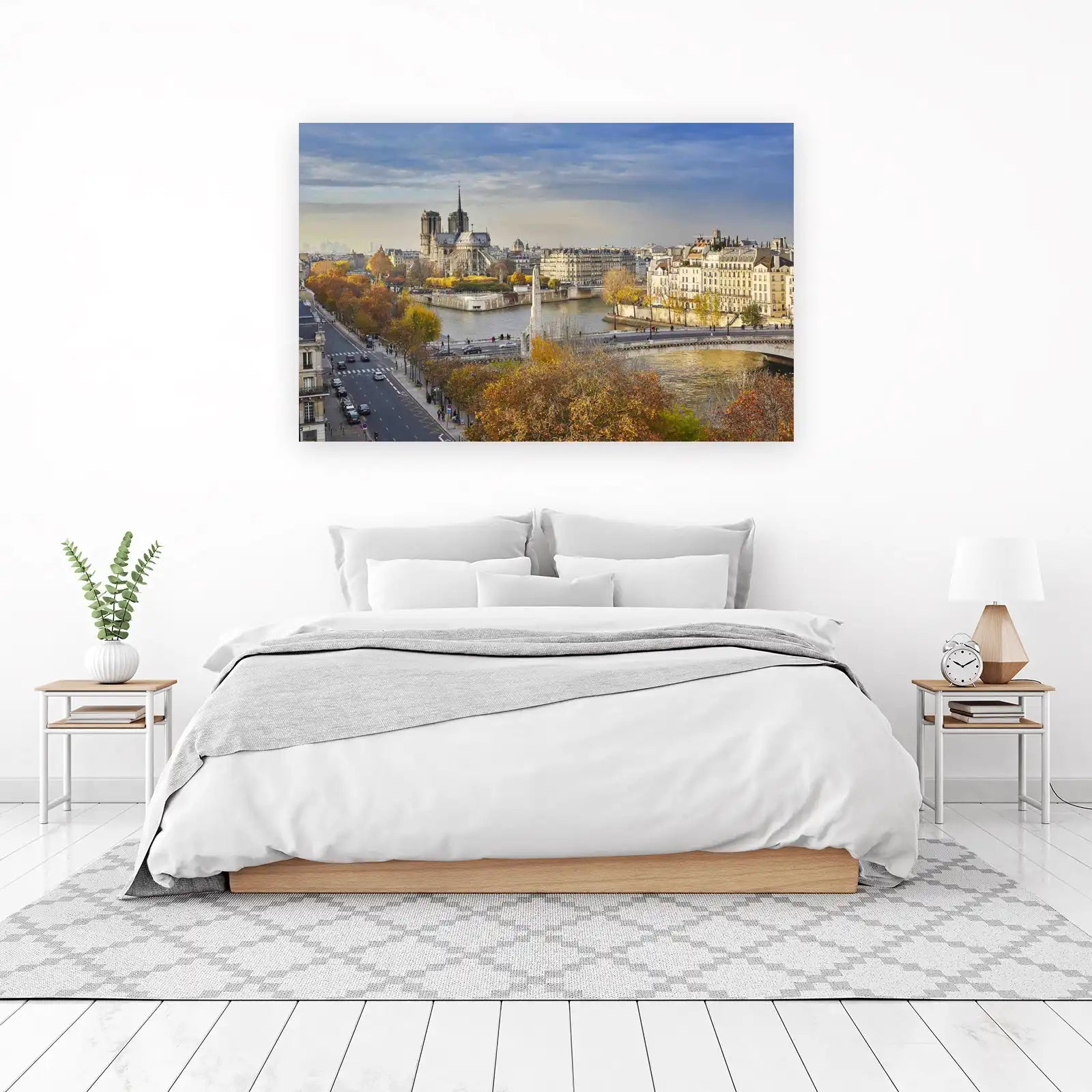 Parisian Autumn Notre Dame Wall Art