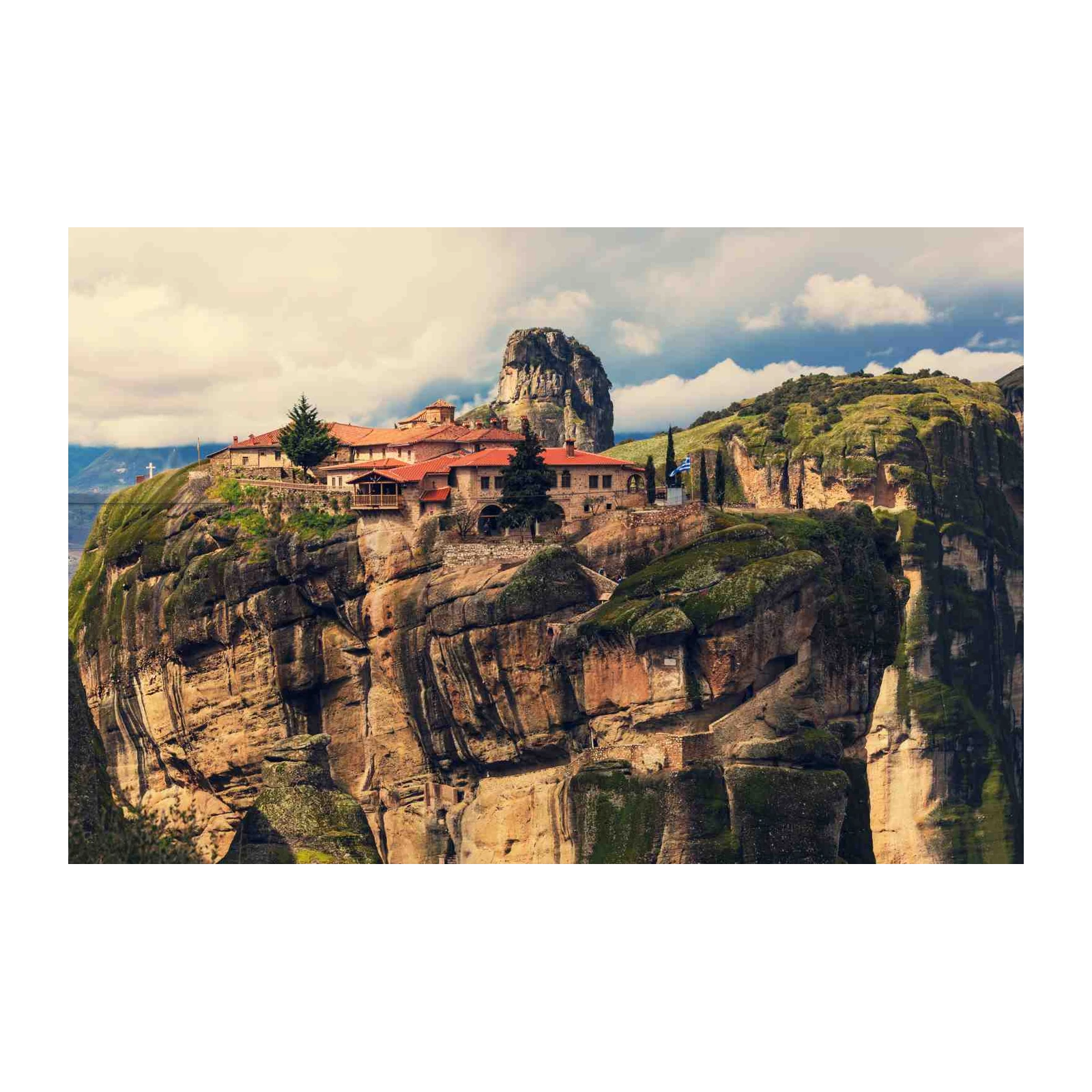 Meteora Monasteries Greece Sky-High Wall Art