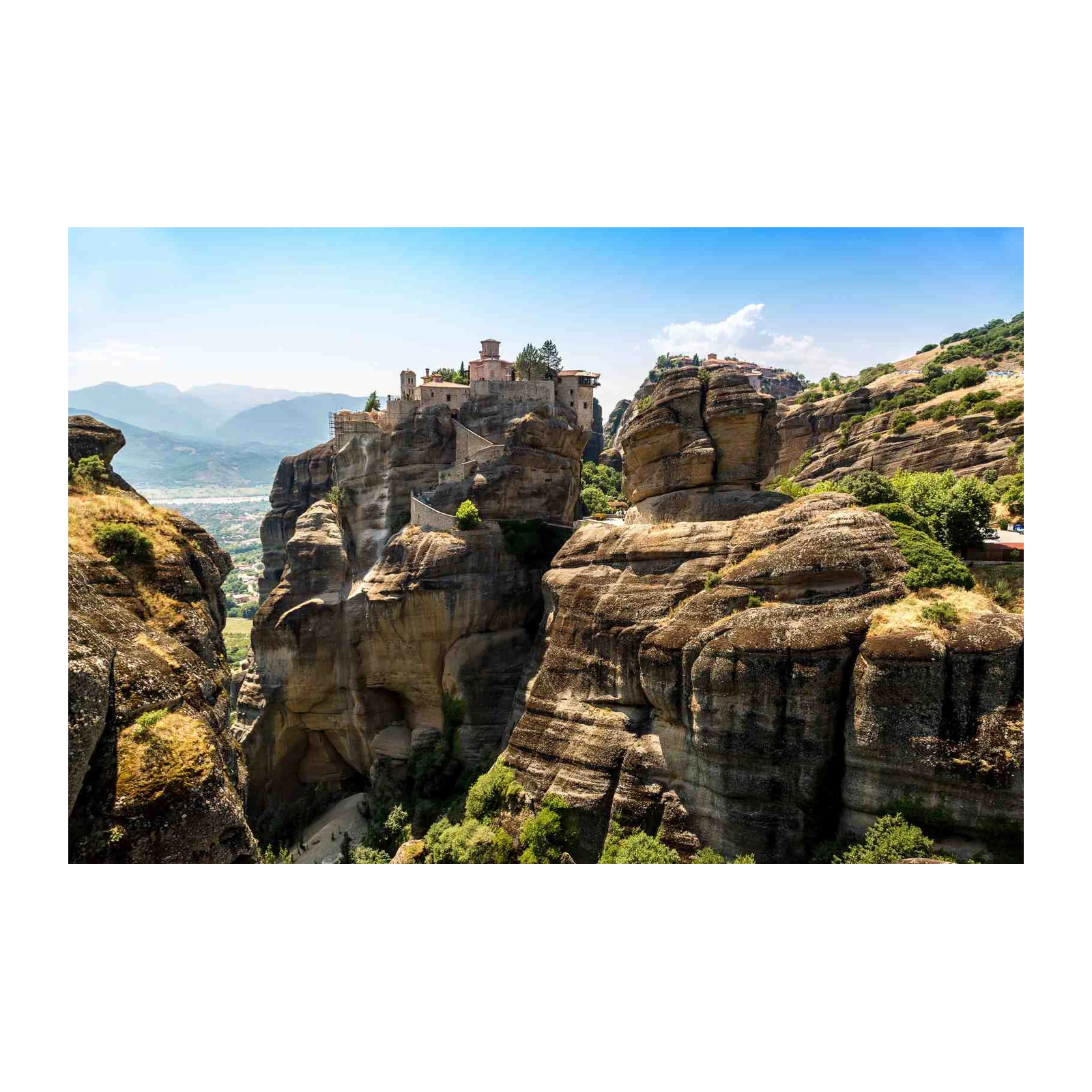Meteora Monasteries Greece Landscape Wall Art