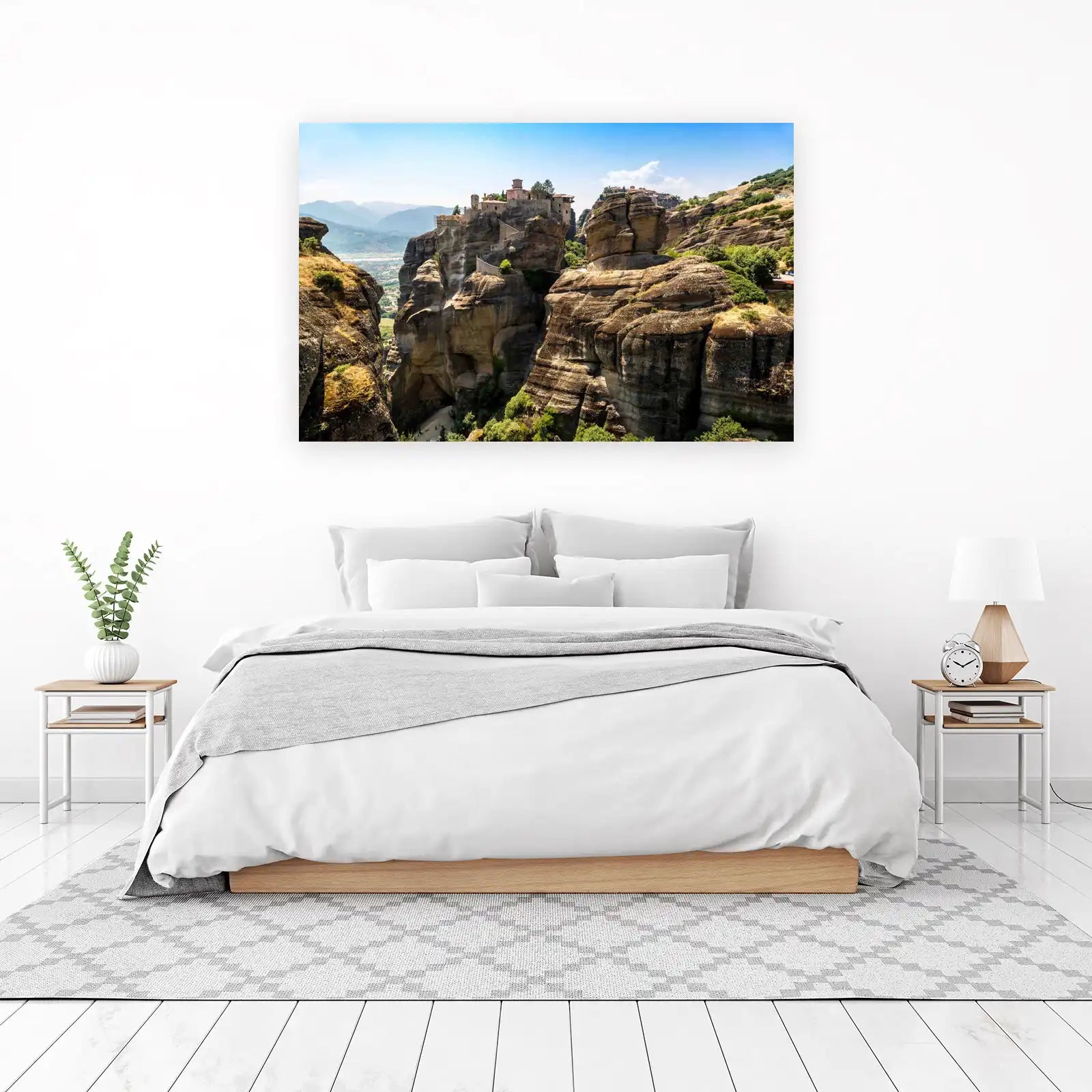 Meteora Monasteries Greece Landscape Wall Art