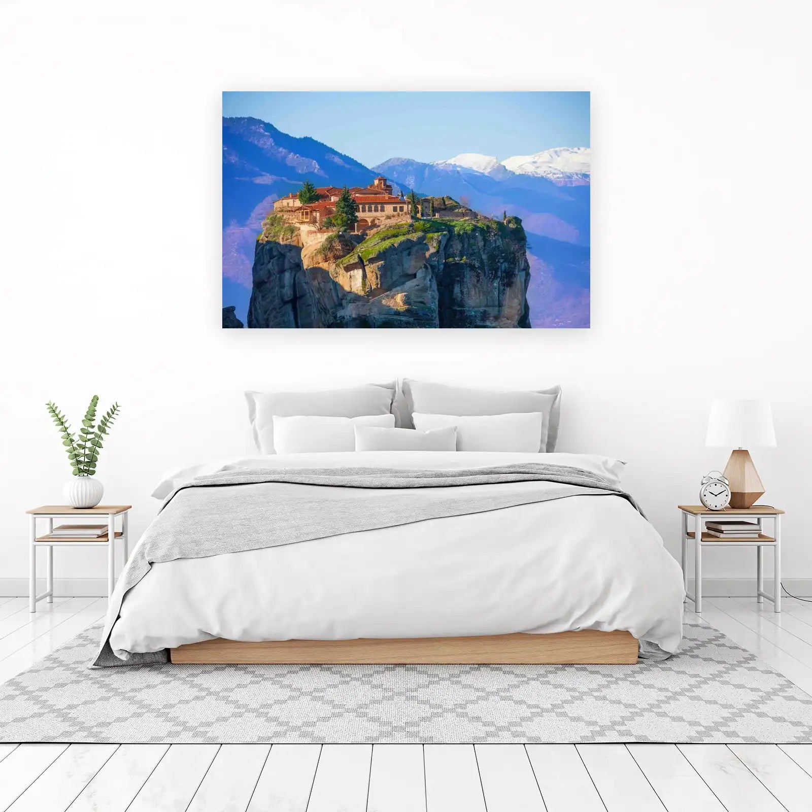Meteora Monasteries Sky-High Serenity Wall Art