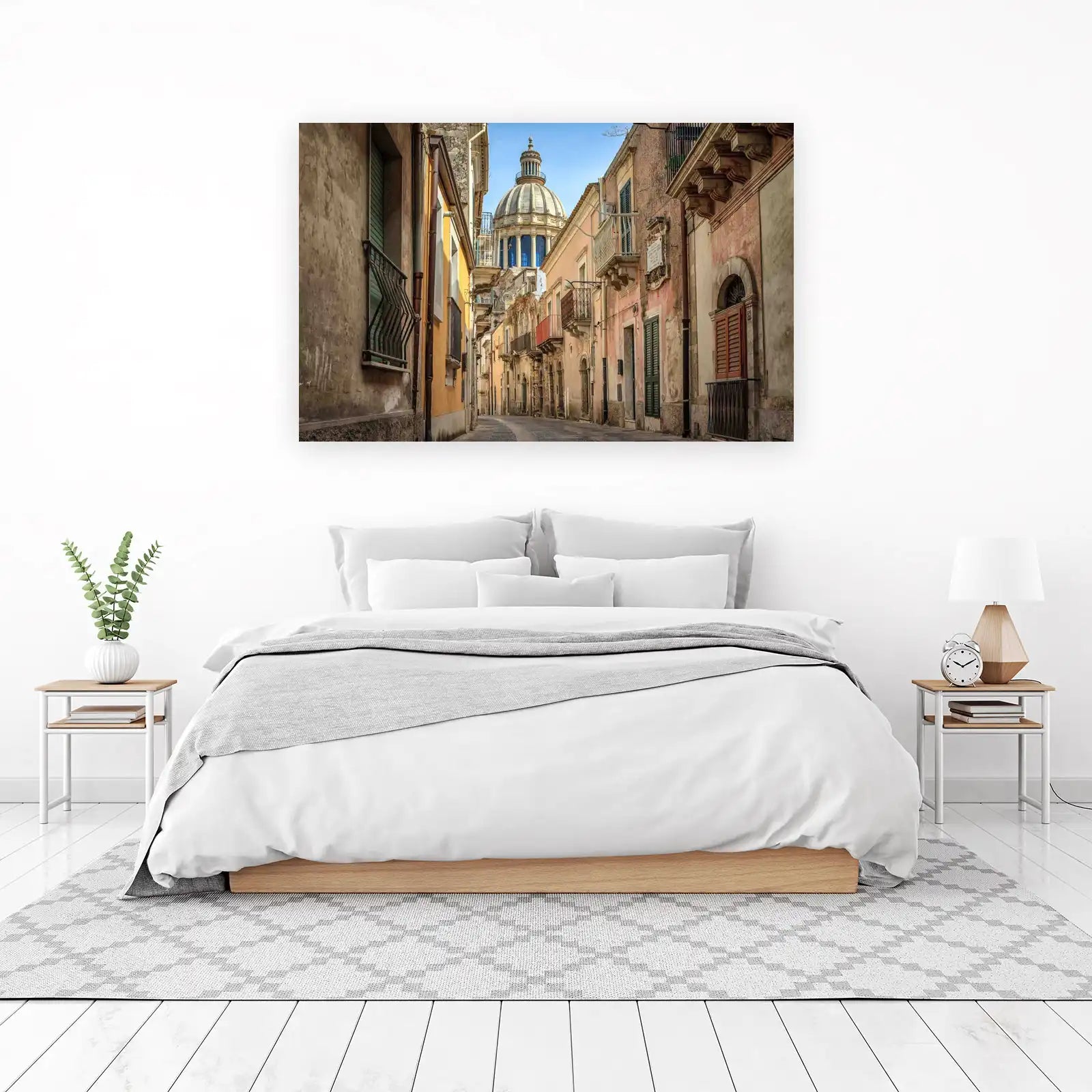 Italian Streetscape with Dome Wall Art