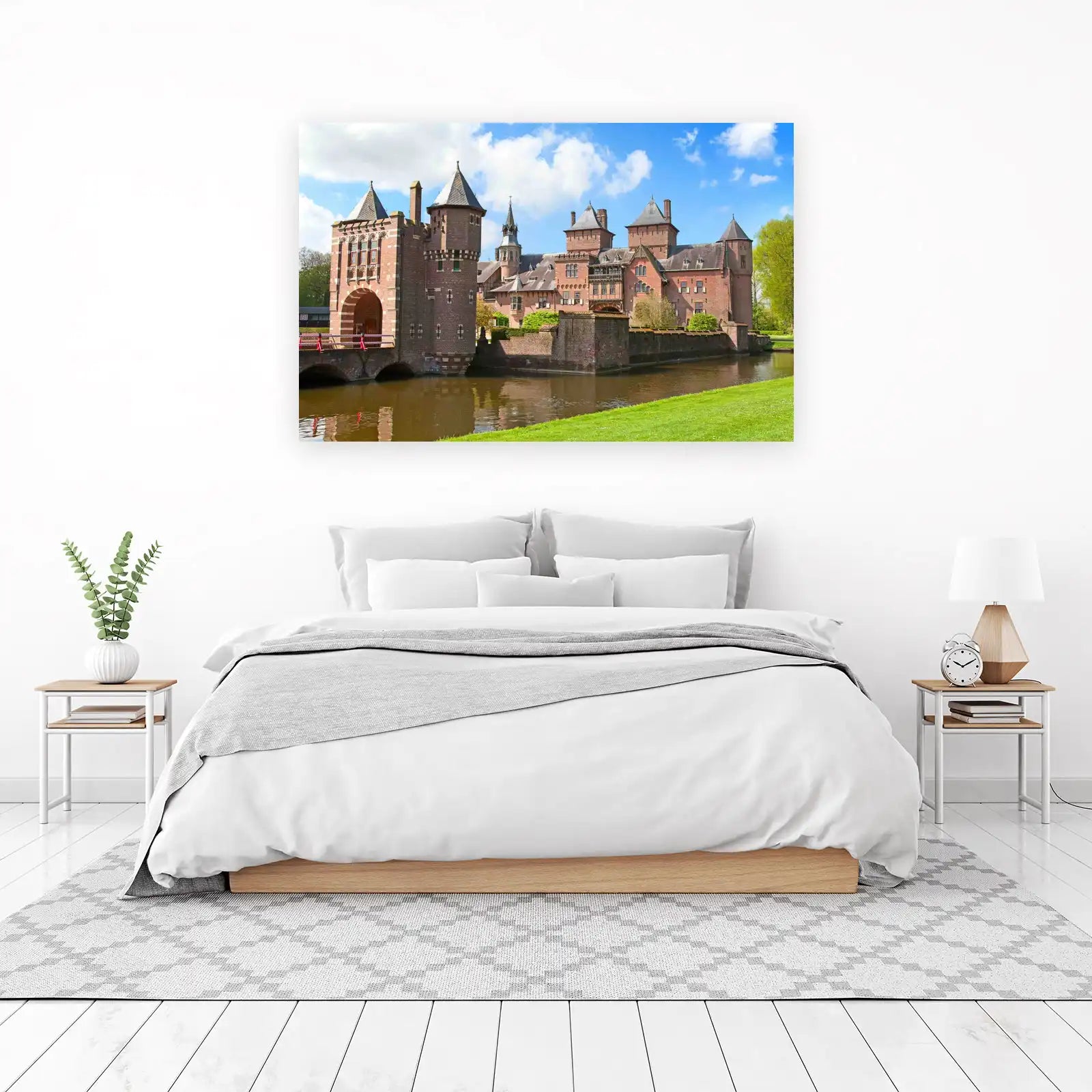 Majestic Castle Landscape Wall Art