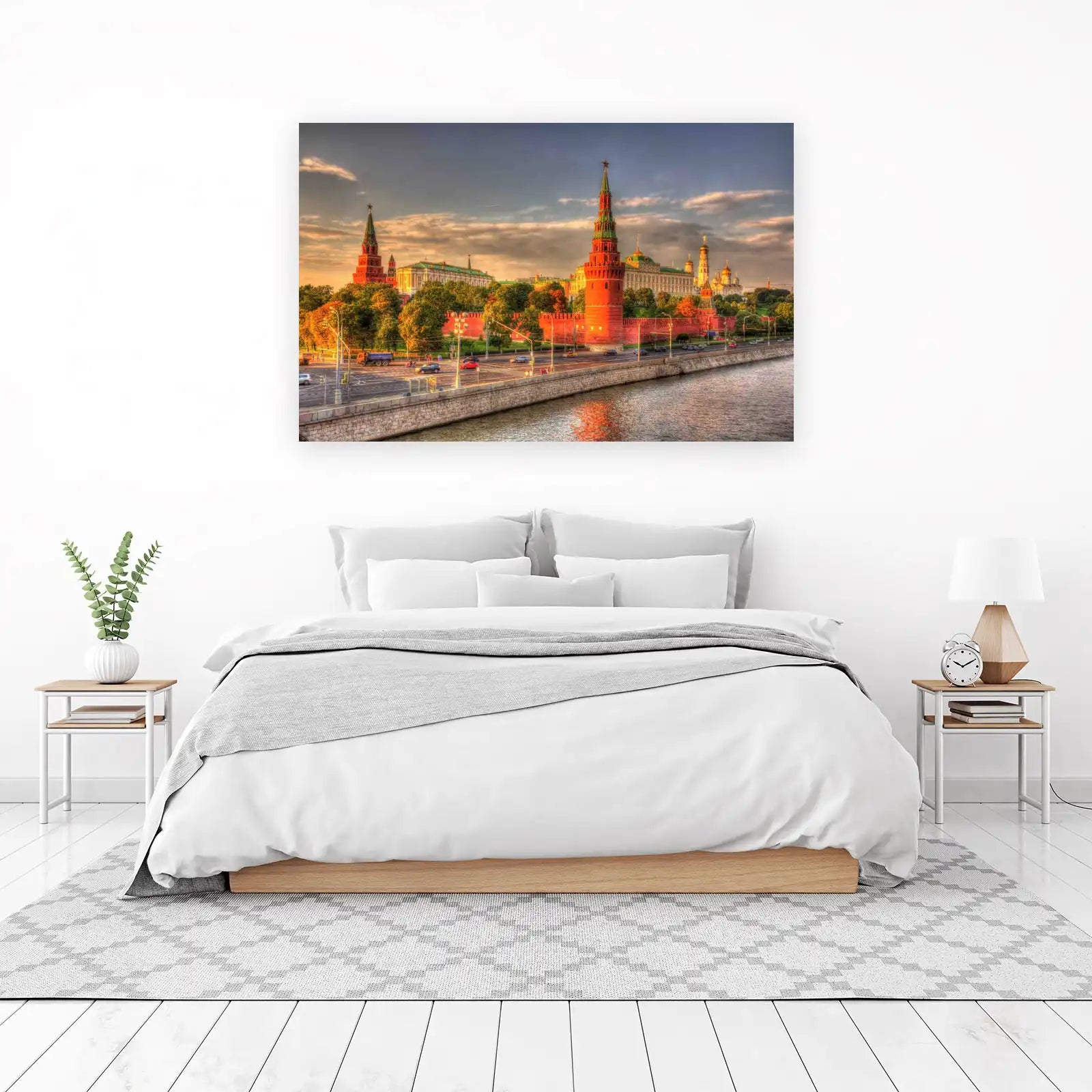 Moscow Kremlin Sunset Wall Art
