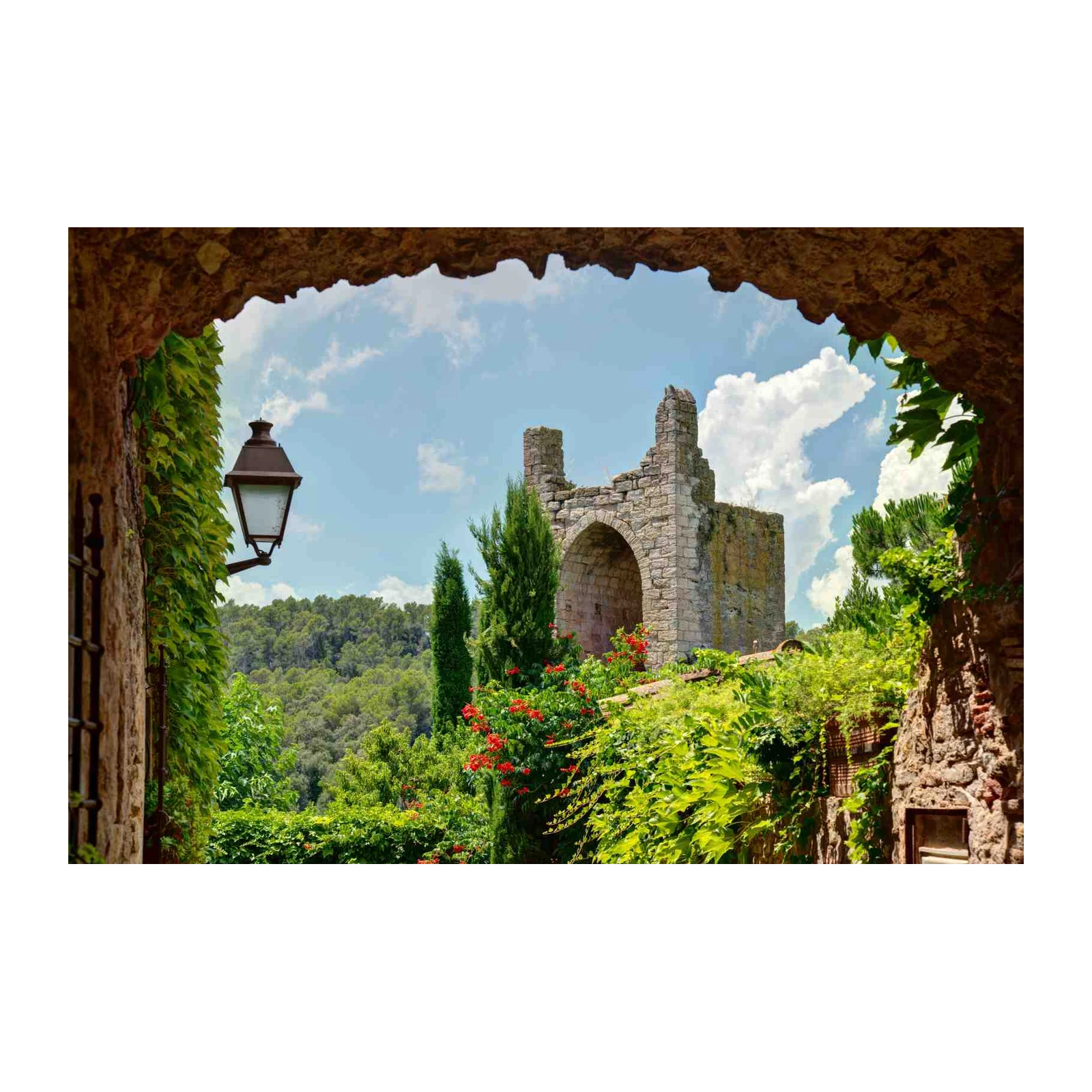 Charming European Ruins Wall Art