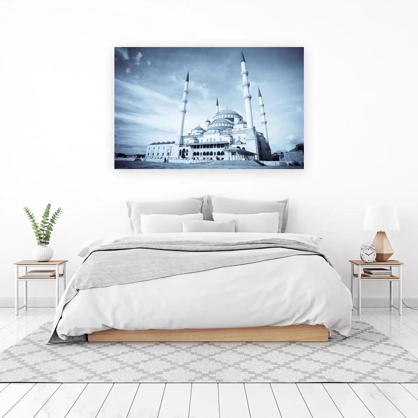 Majestic Mosque Architecture Wall Art