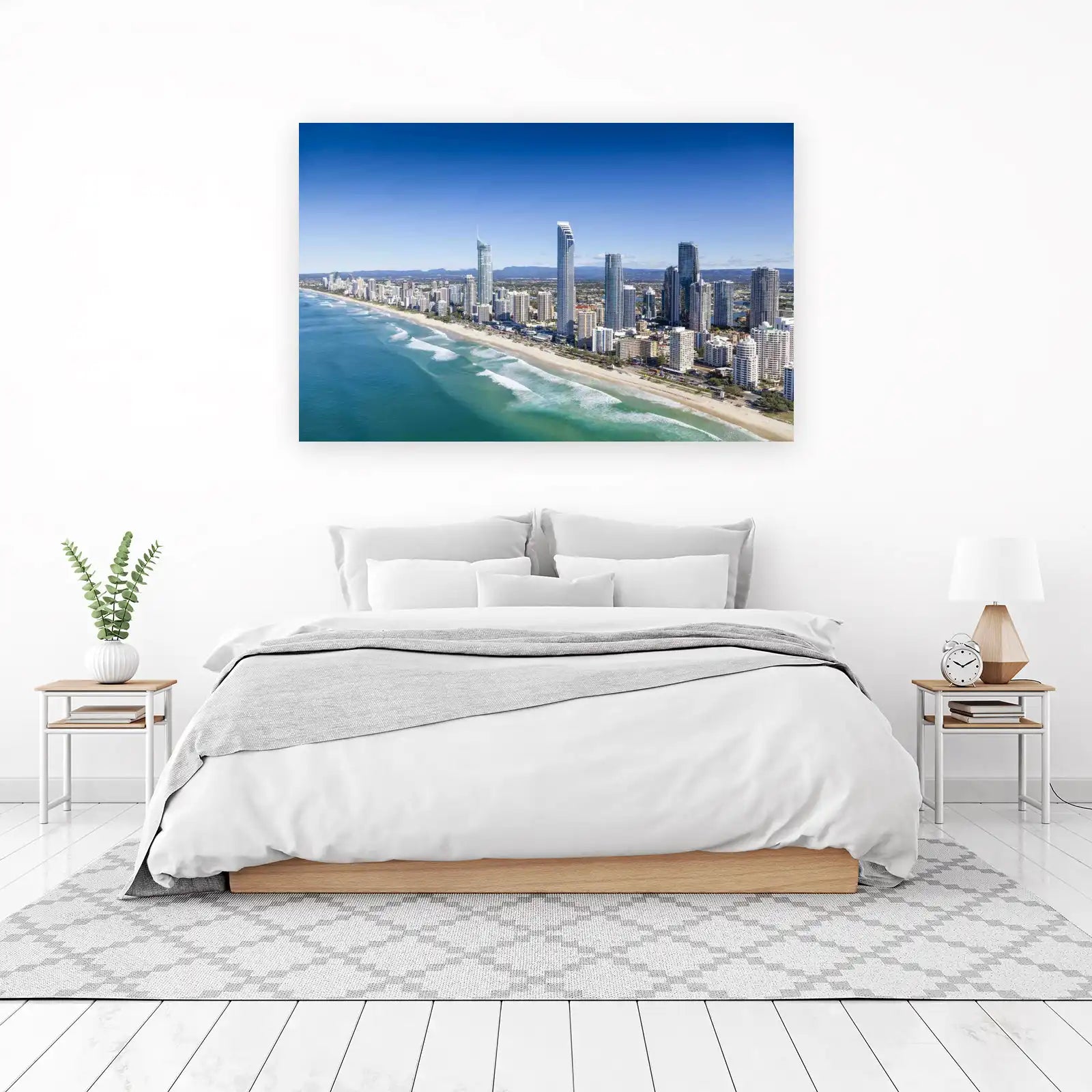 Gold Coast Skyline Beach Wall Art