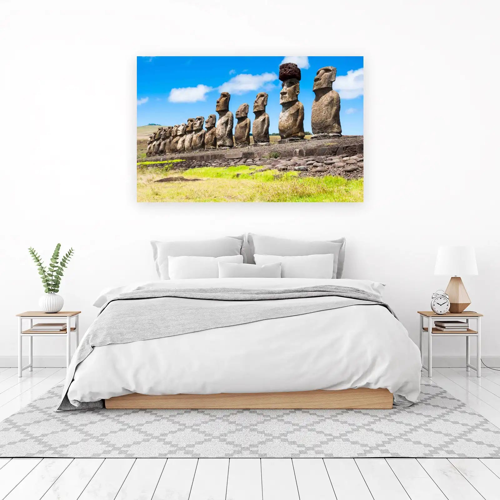 Mysterious Moai Easter Island Wall Art