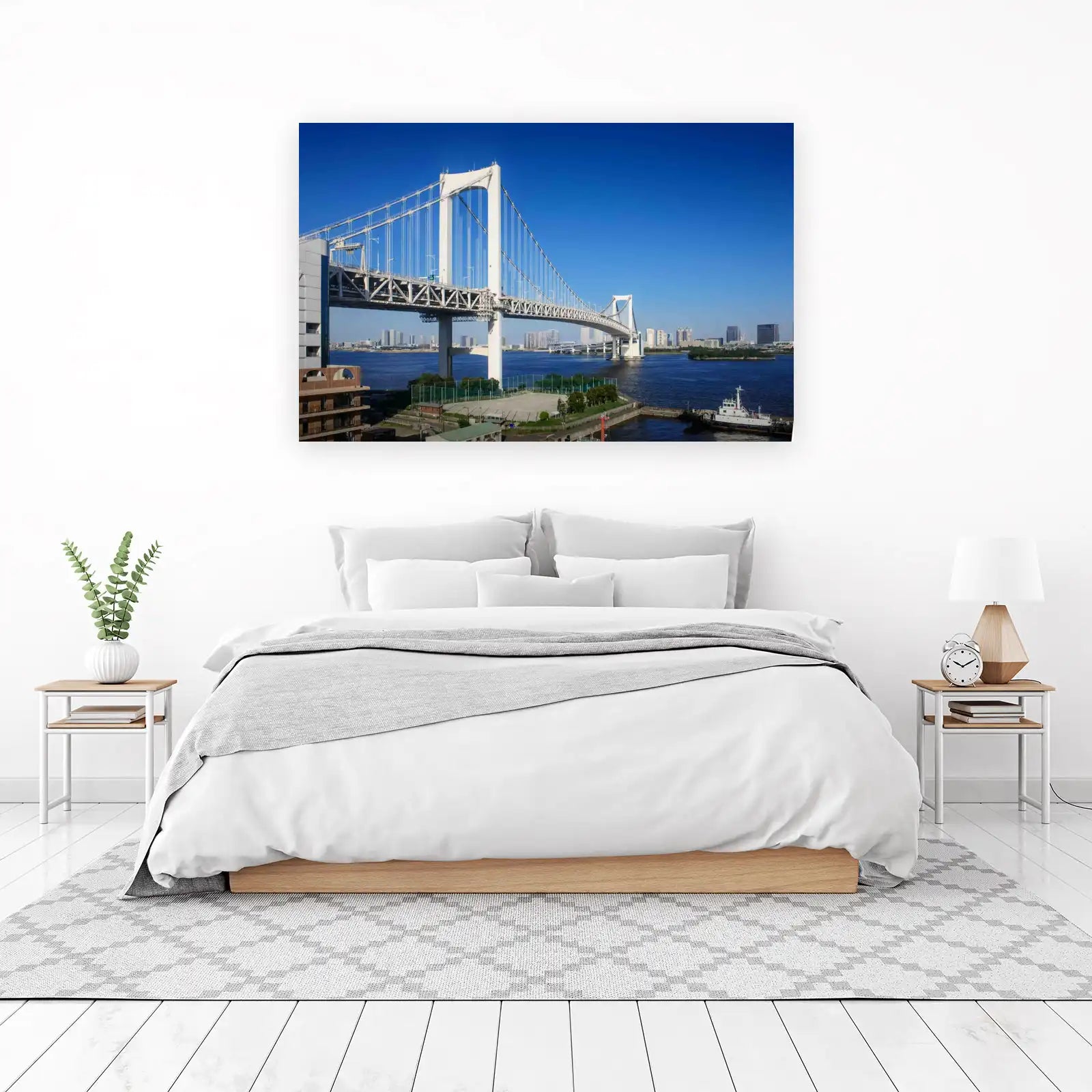 Iconic Rainbow Bridge Tokyo Wall Art