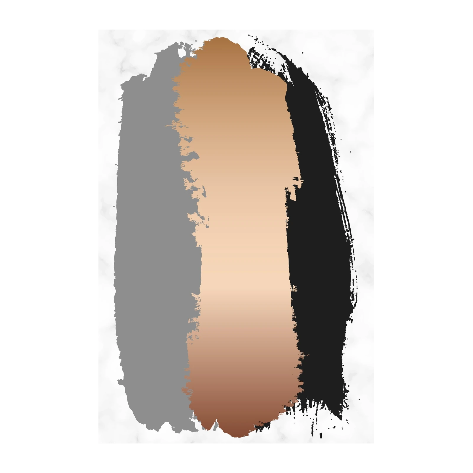 Abstract Brushstrokes Neutral Tones Wall Art