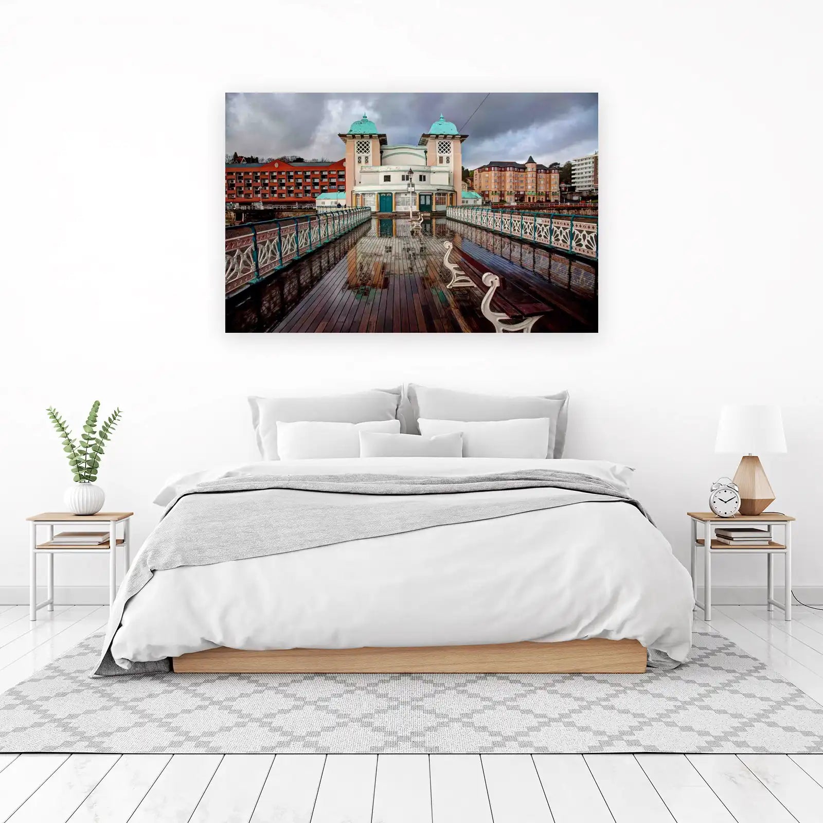 Coastal Serenity Pier View Wall Art
