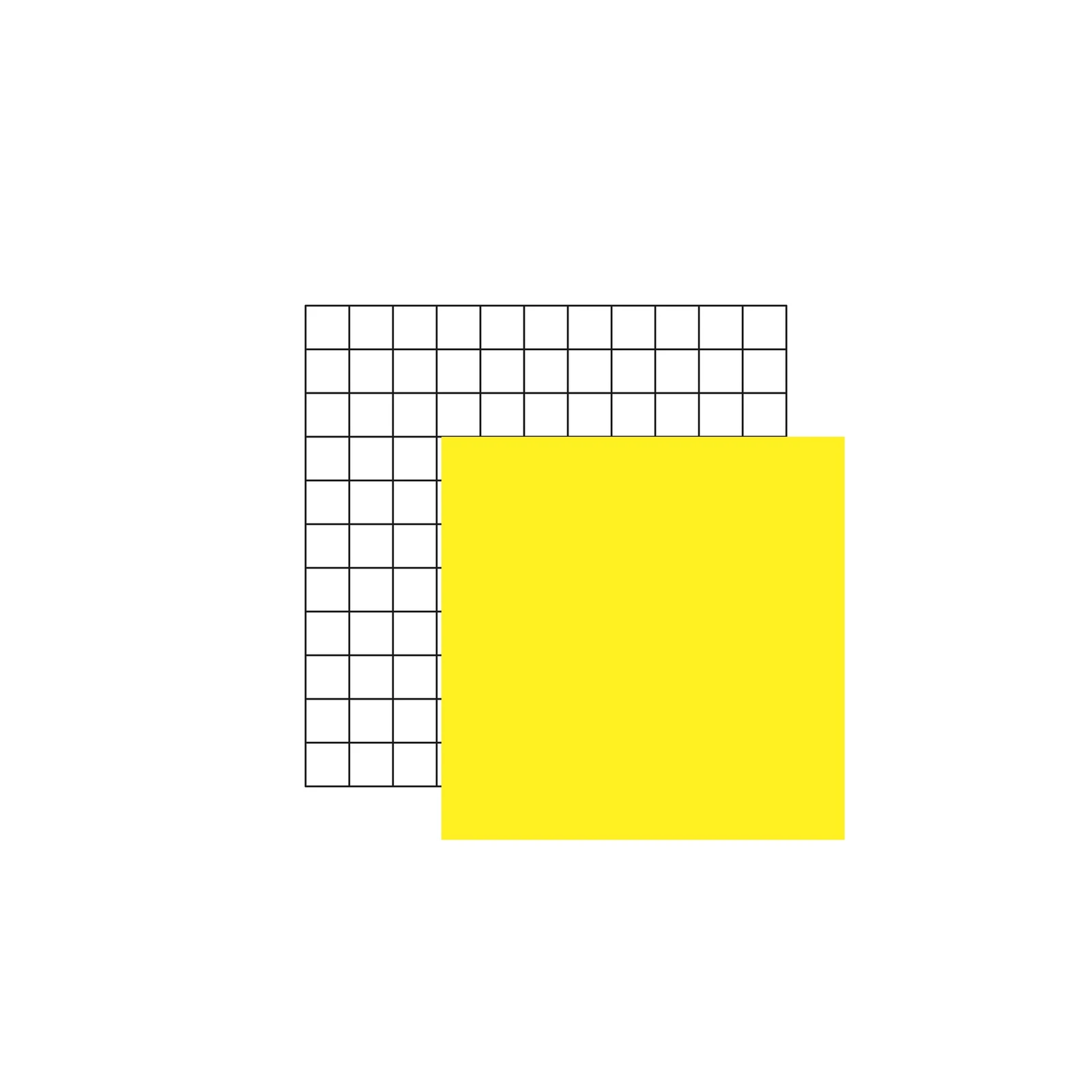 Bold Yellow Grid Abstract Wall Art