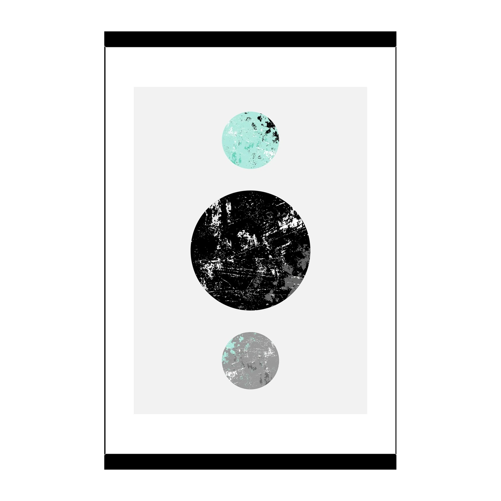 Modern Abstract Circles Wall Art