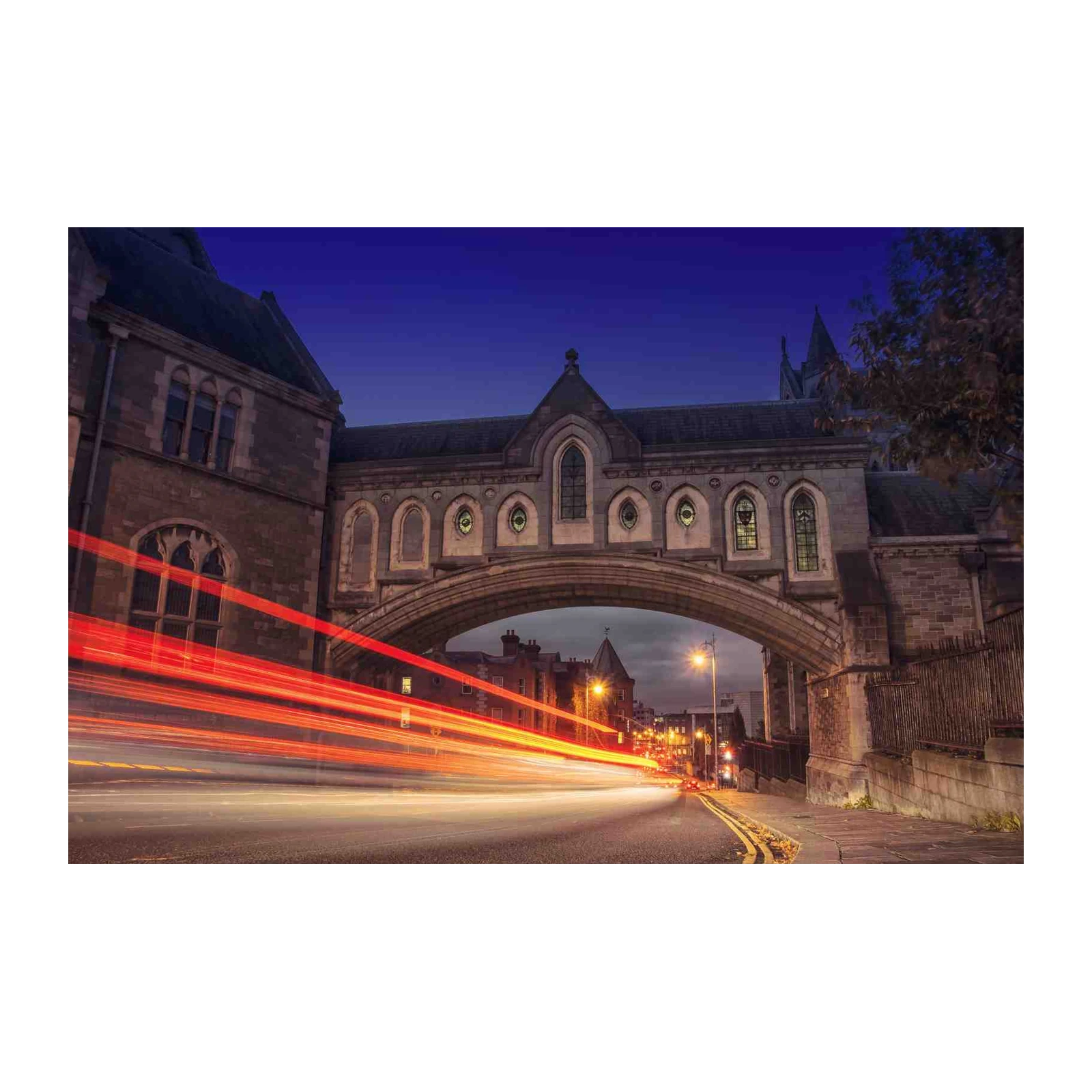Dublin Bridge Night Cityscape Wall Art
