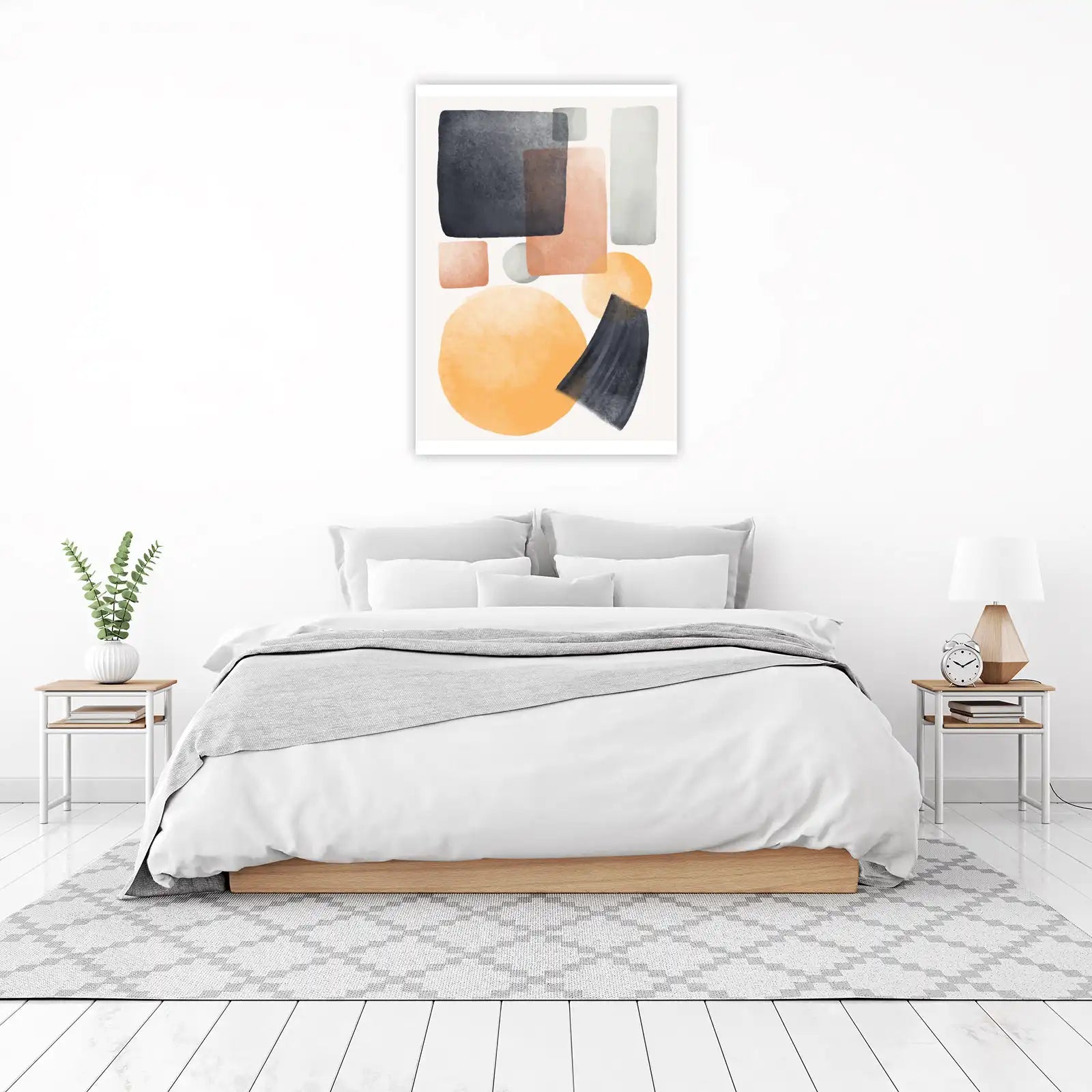 Abstract Geometric Shapes Wall Art
