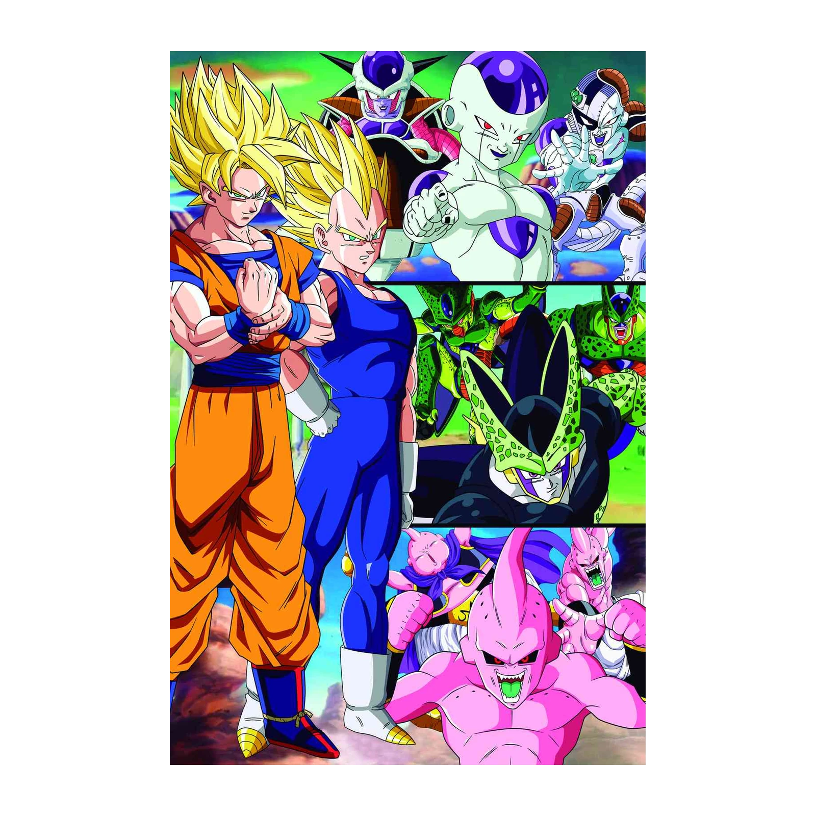 Epic Dragon Ball Z Heroes & Villains Wall Art