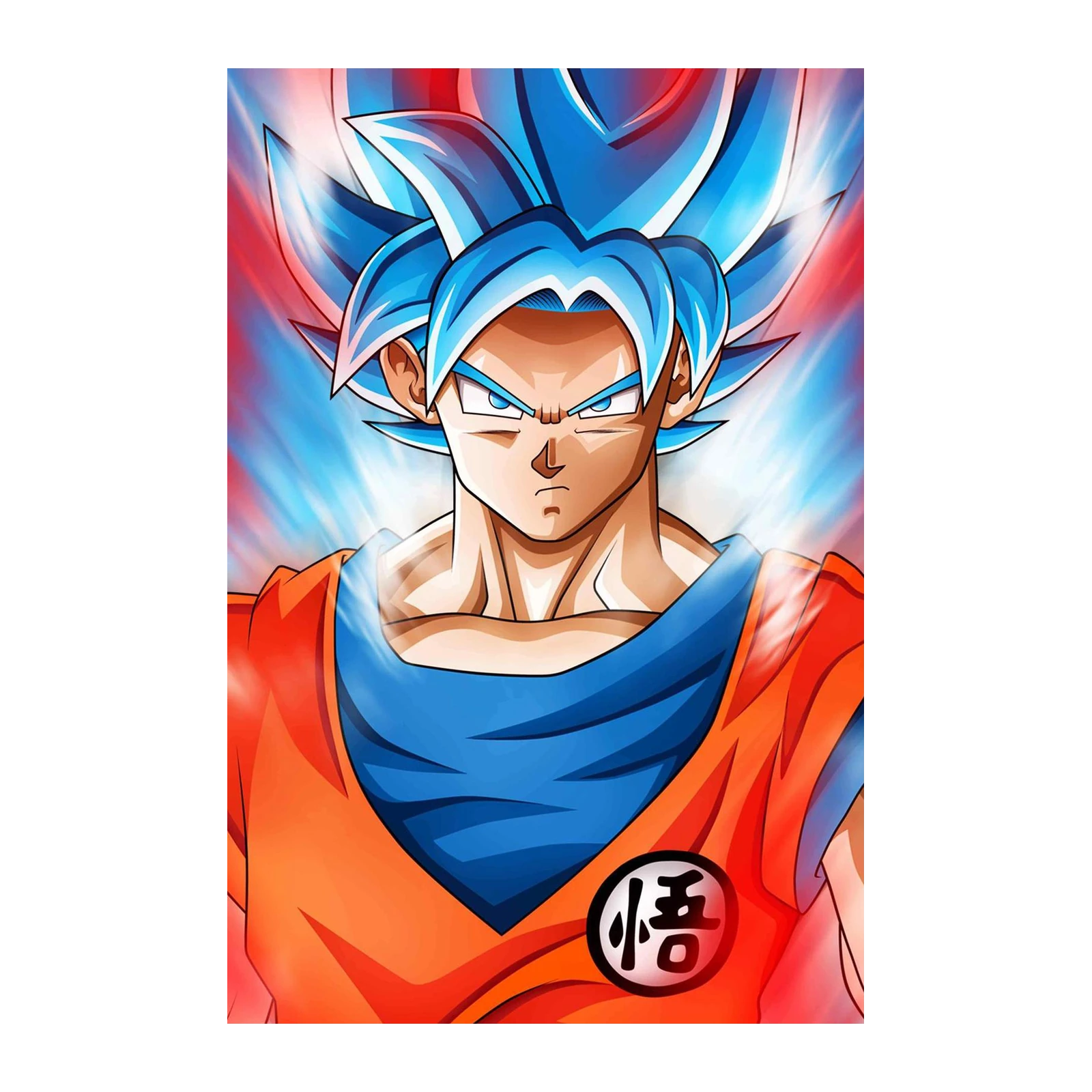 Goku Super Saiyan Blue Wall Art