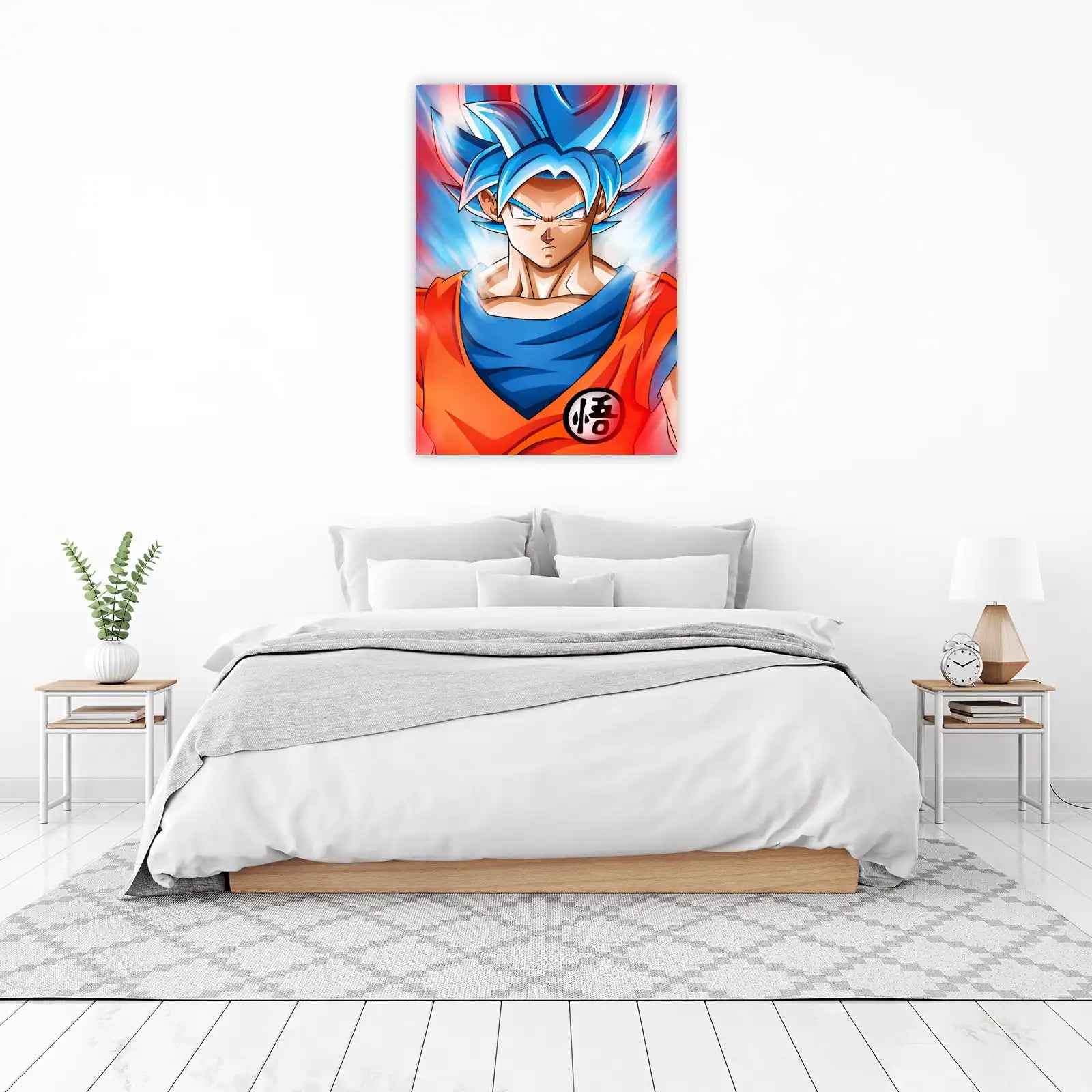 Goku Super Saiyan Blue Wall Art
