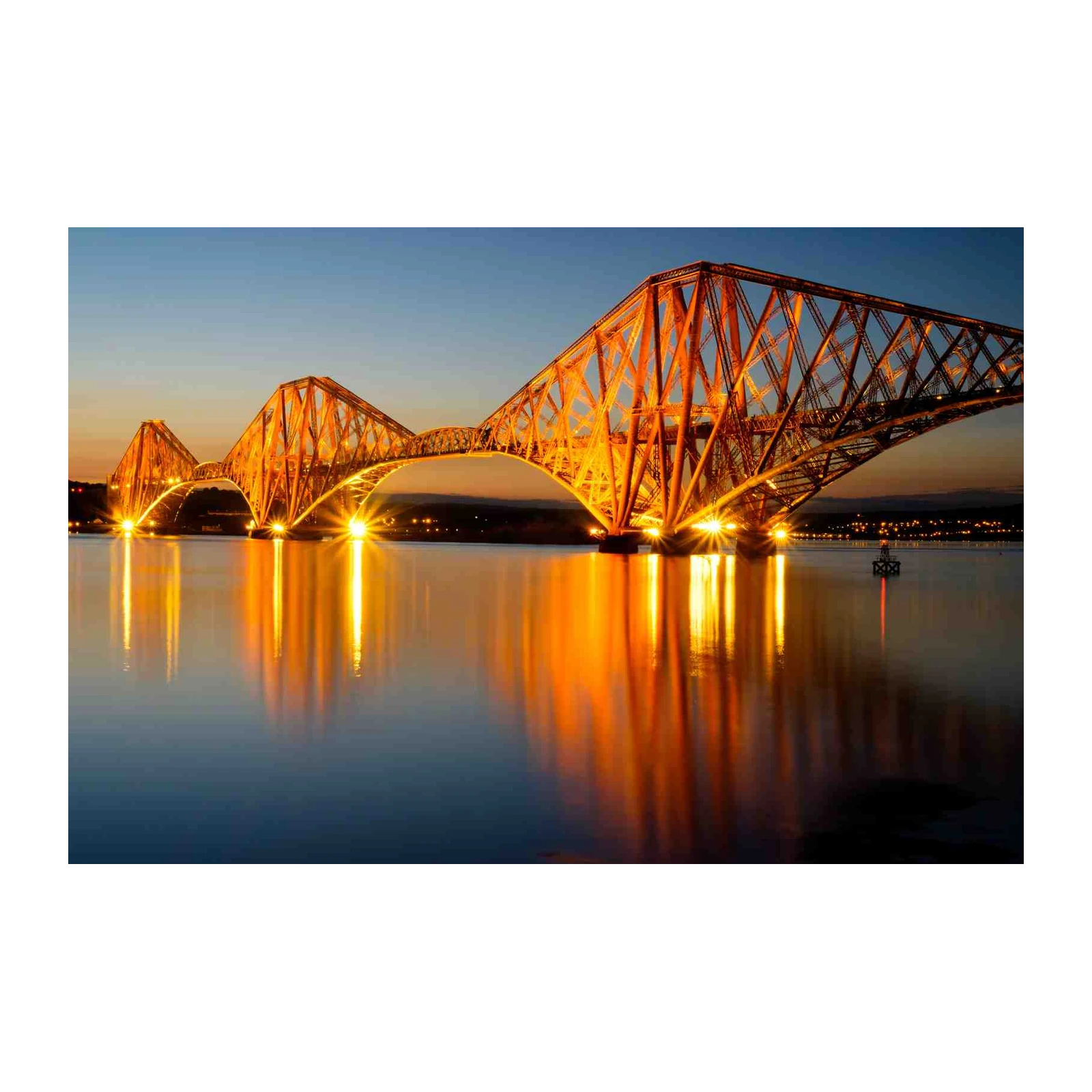 Forth Bridge at Dusk Wall Art